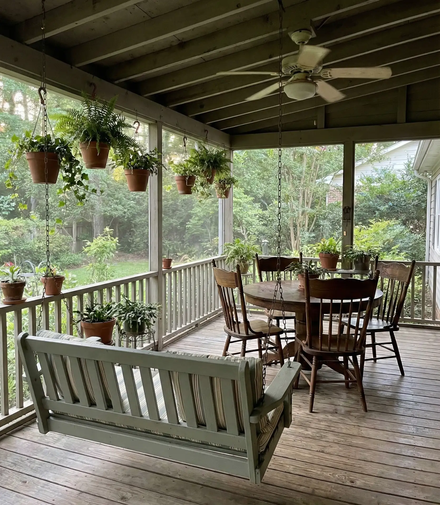 Back Porch Swing Dining 1