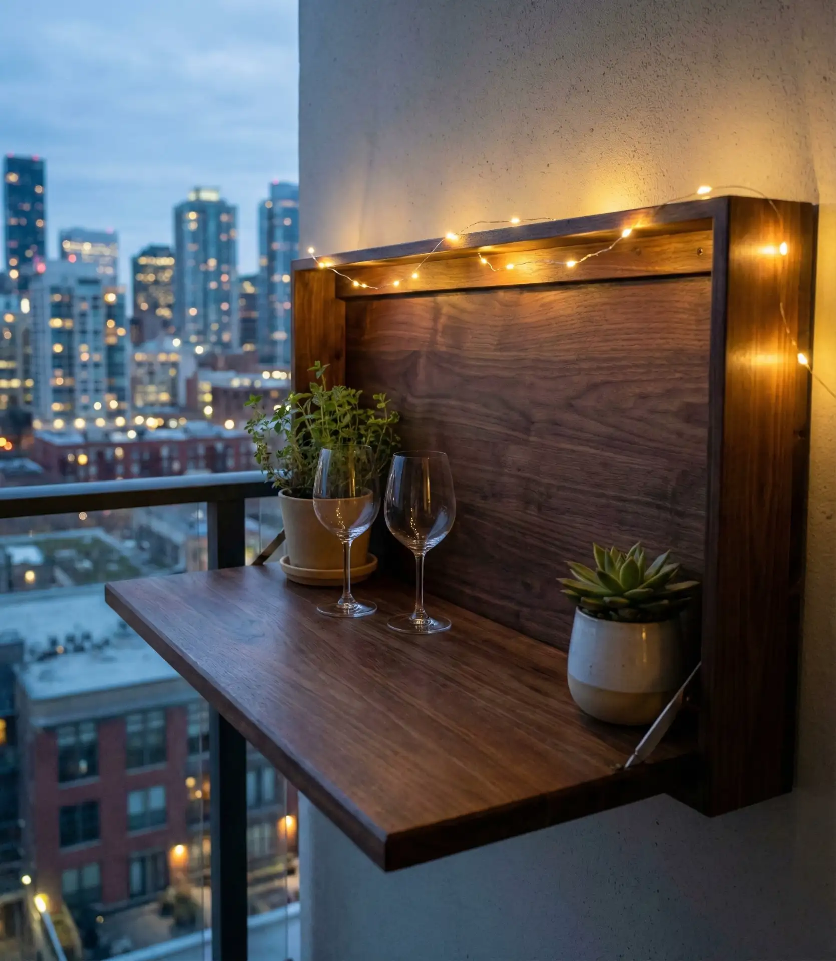 Balcony Bar with Folding Counter 1