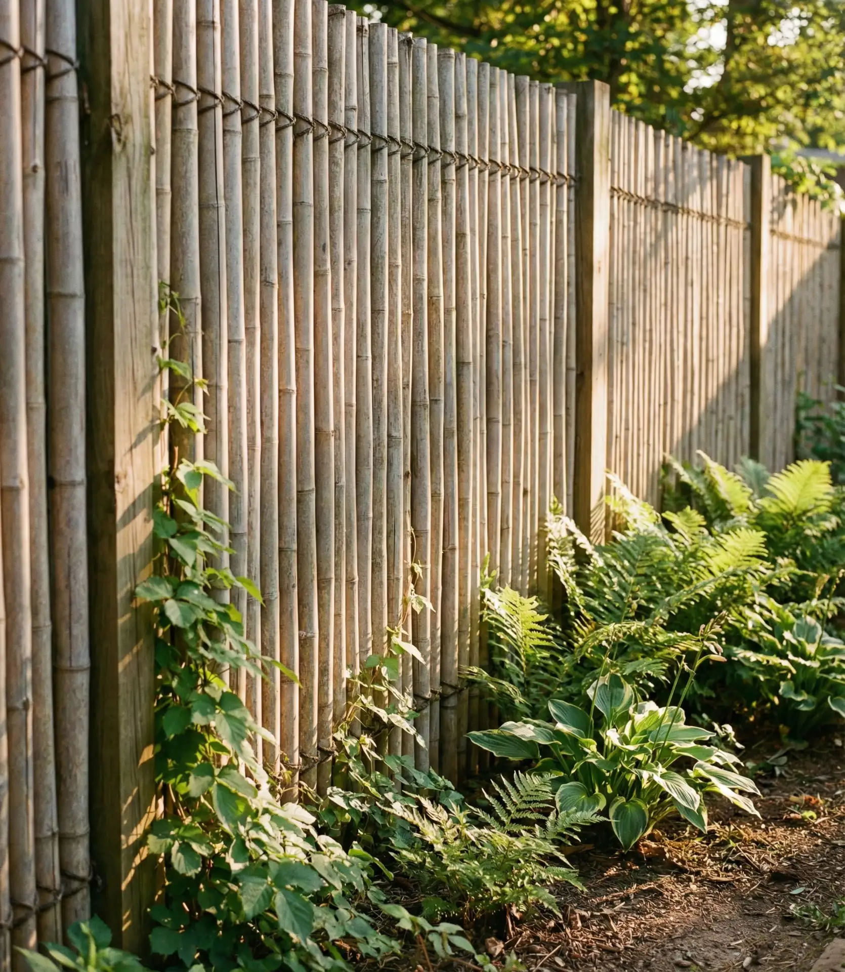 Bamboo Privacy Screen 2