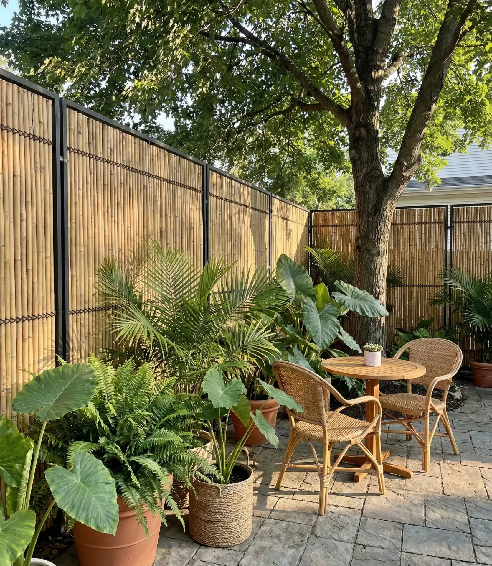 Bamboo Roll Screen for Quick Privacy 2