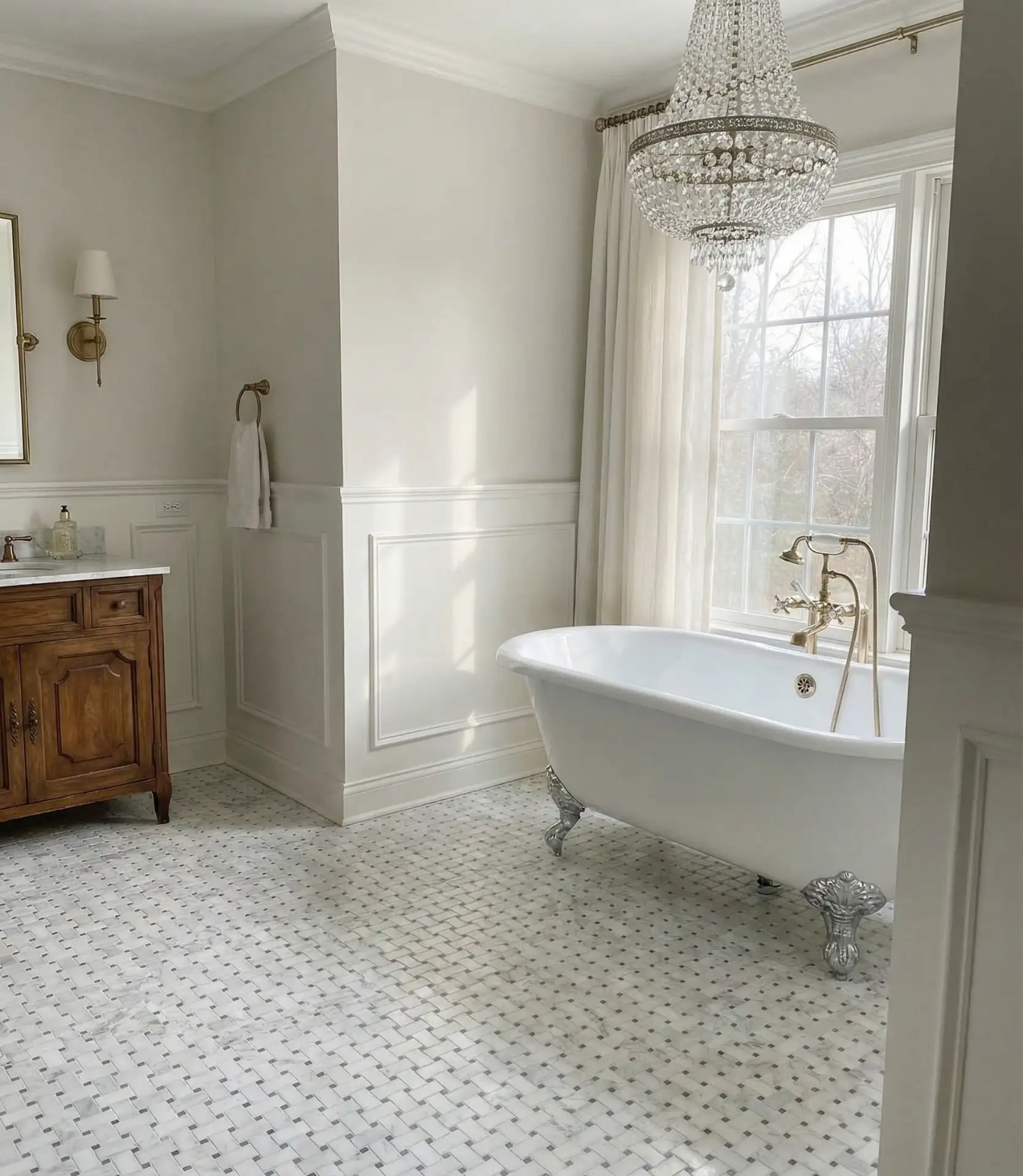 Basket Weave Marble Mosaic 1