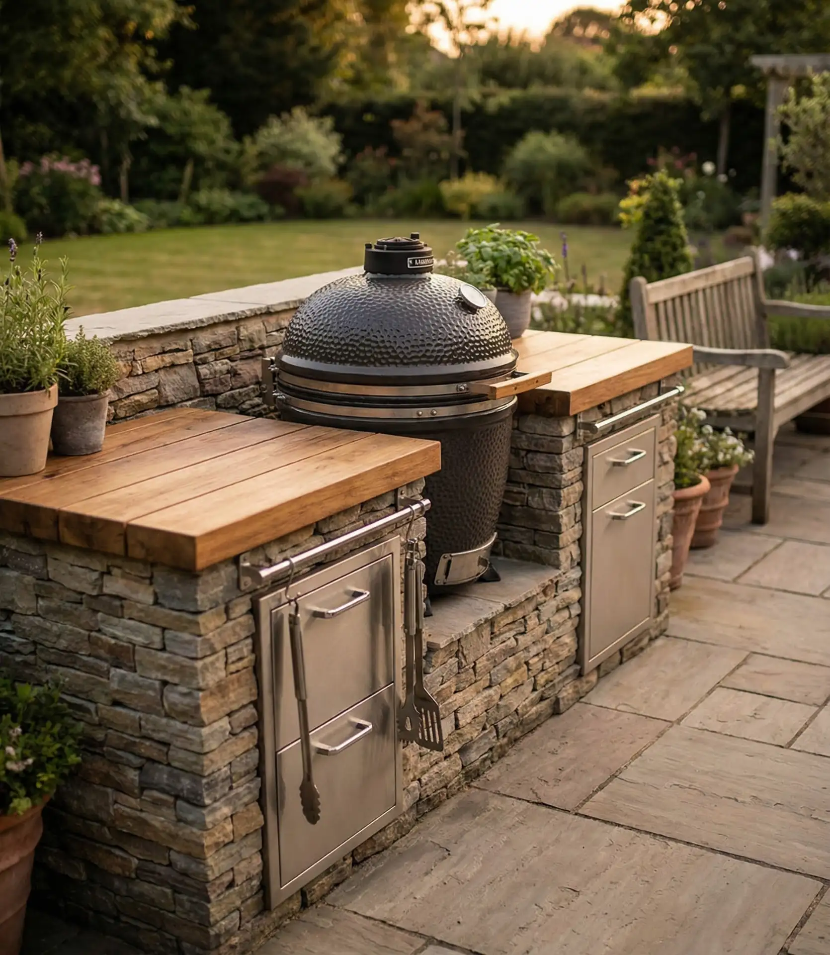 Big Green Egg Built-In Station 2