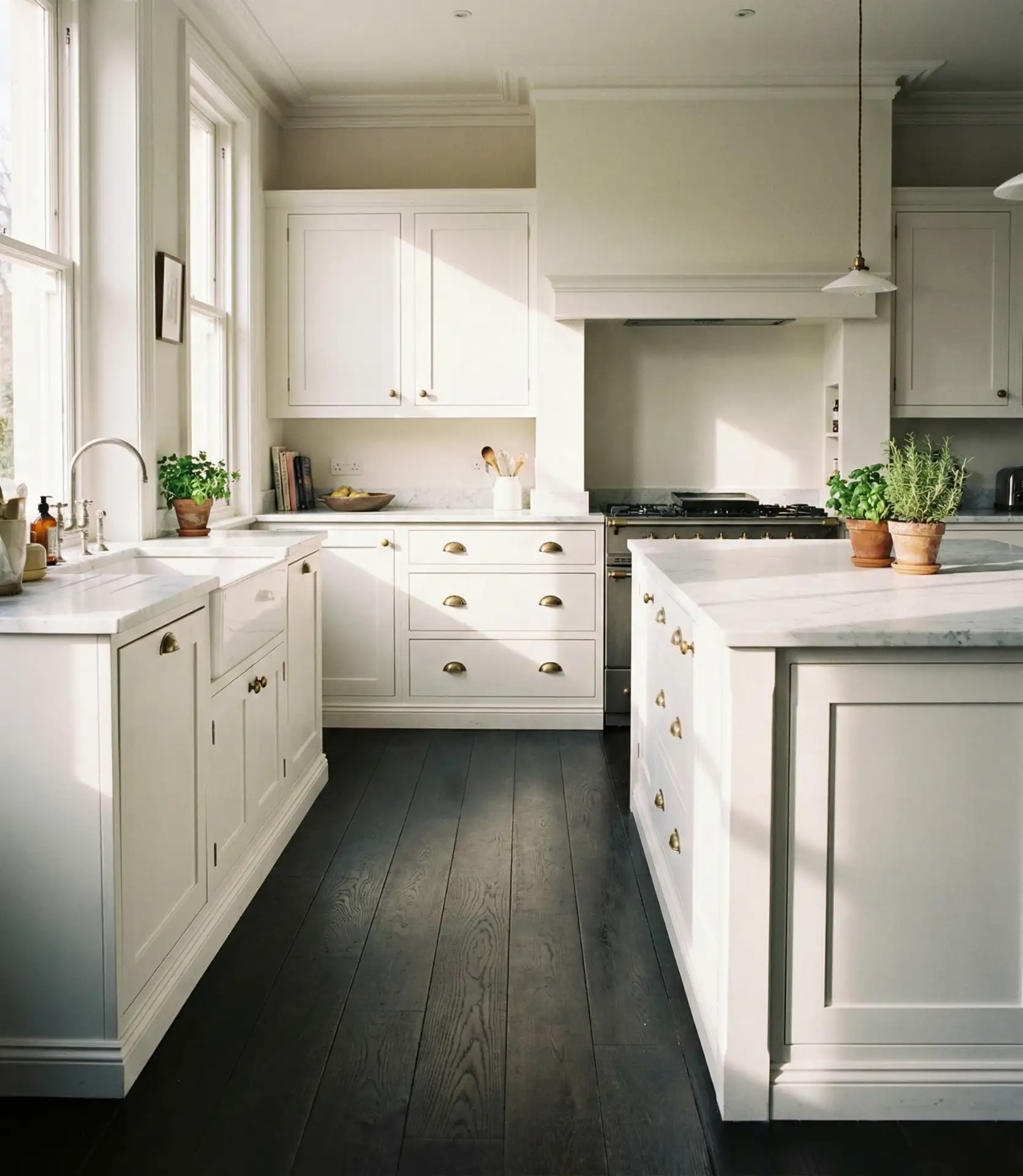 Black or Dark-Stained Wood Floors 1