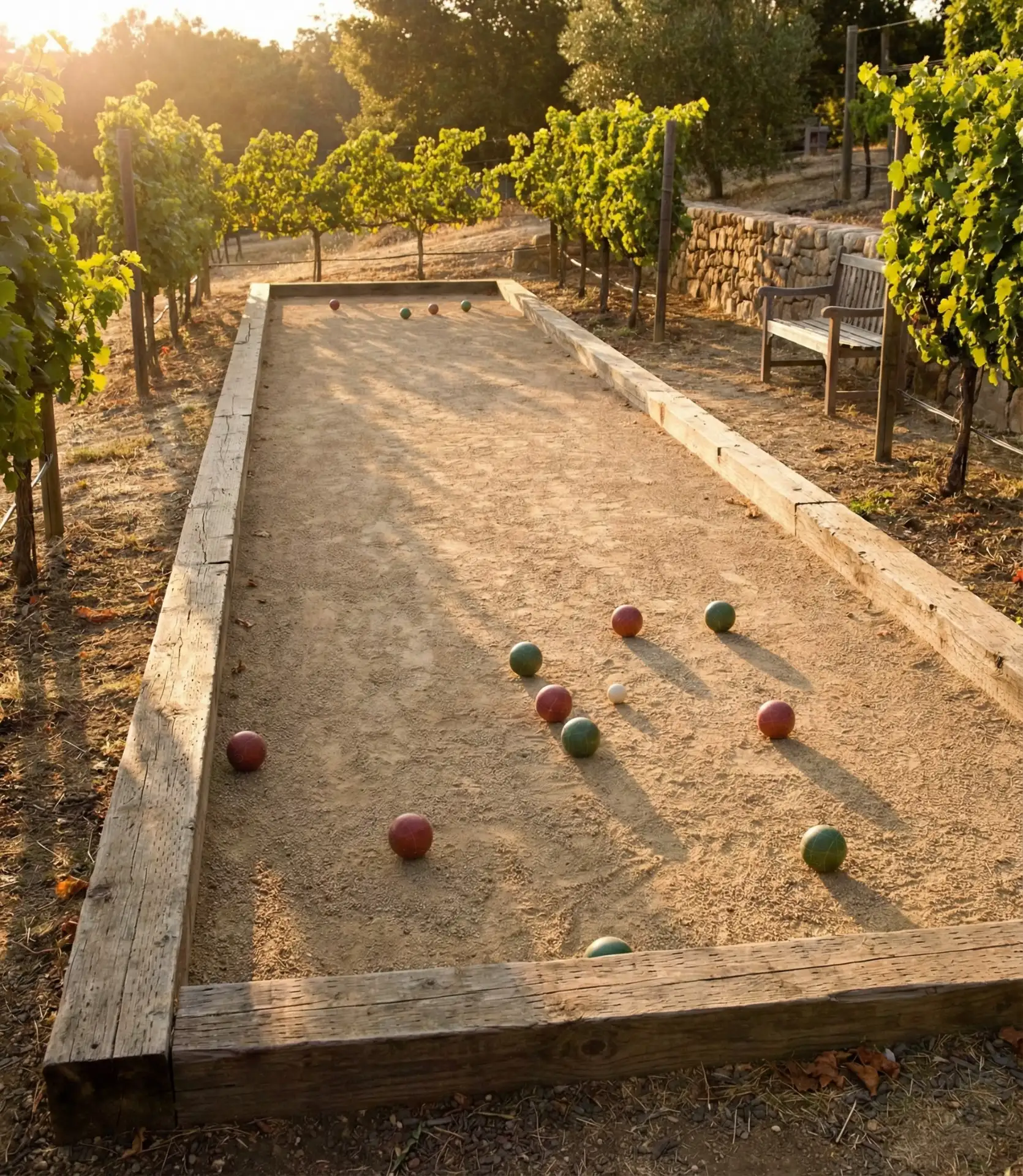 Bocce Ball Court with Decomposed Granite 2