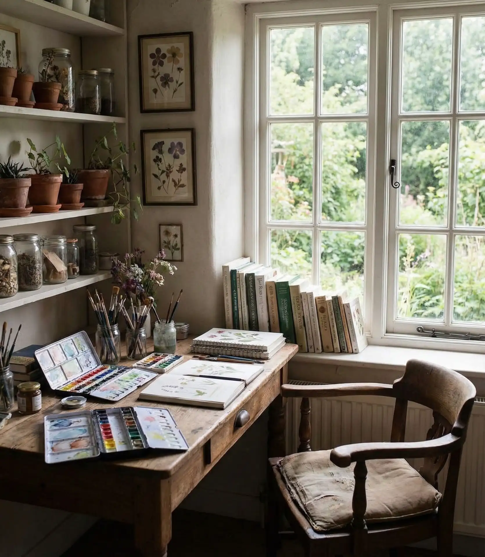 Botanical Drawing Studio Corner 1