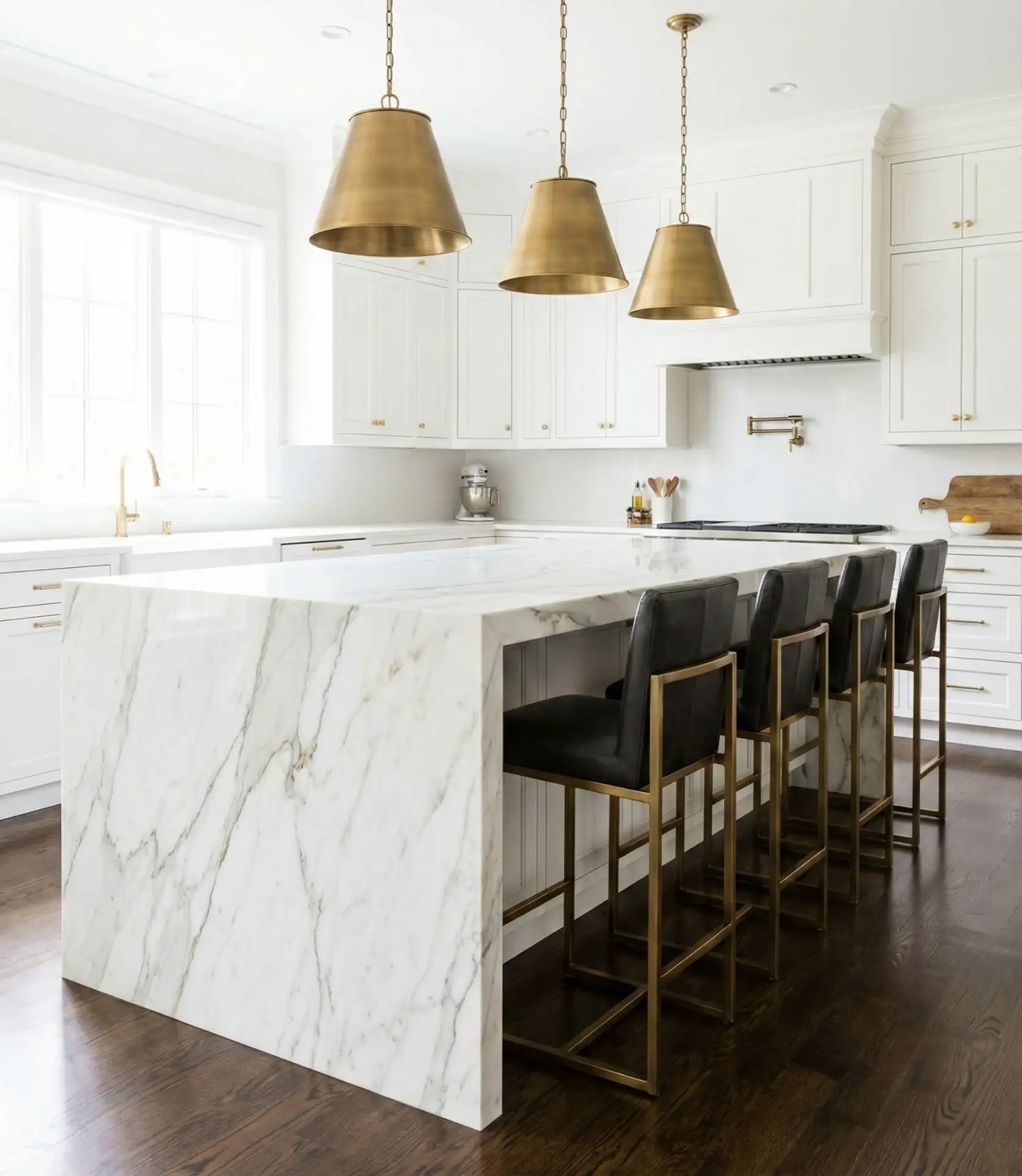 Breakfast Bar with Waterfall Edge 2