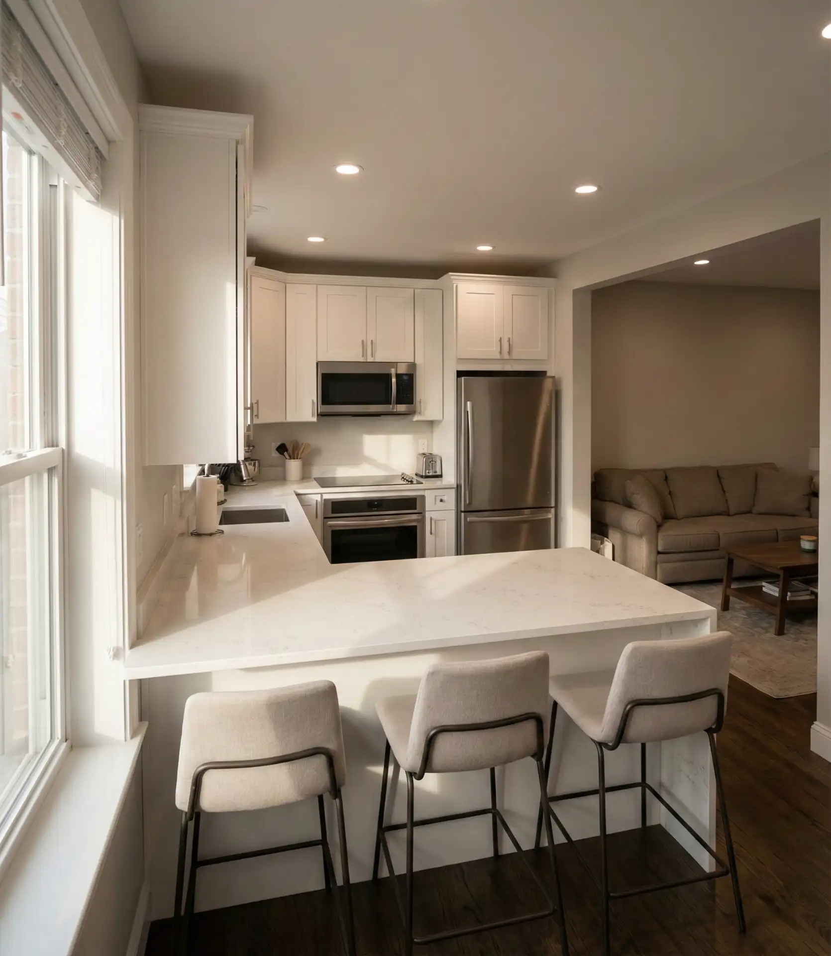 Breakfast Counter Peninsula 1