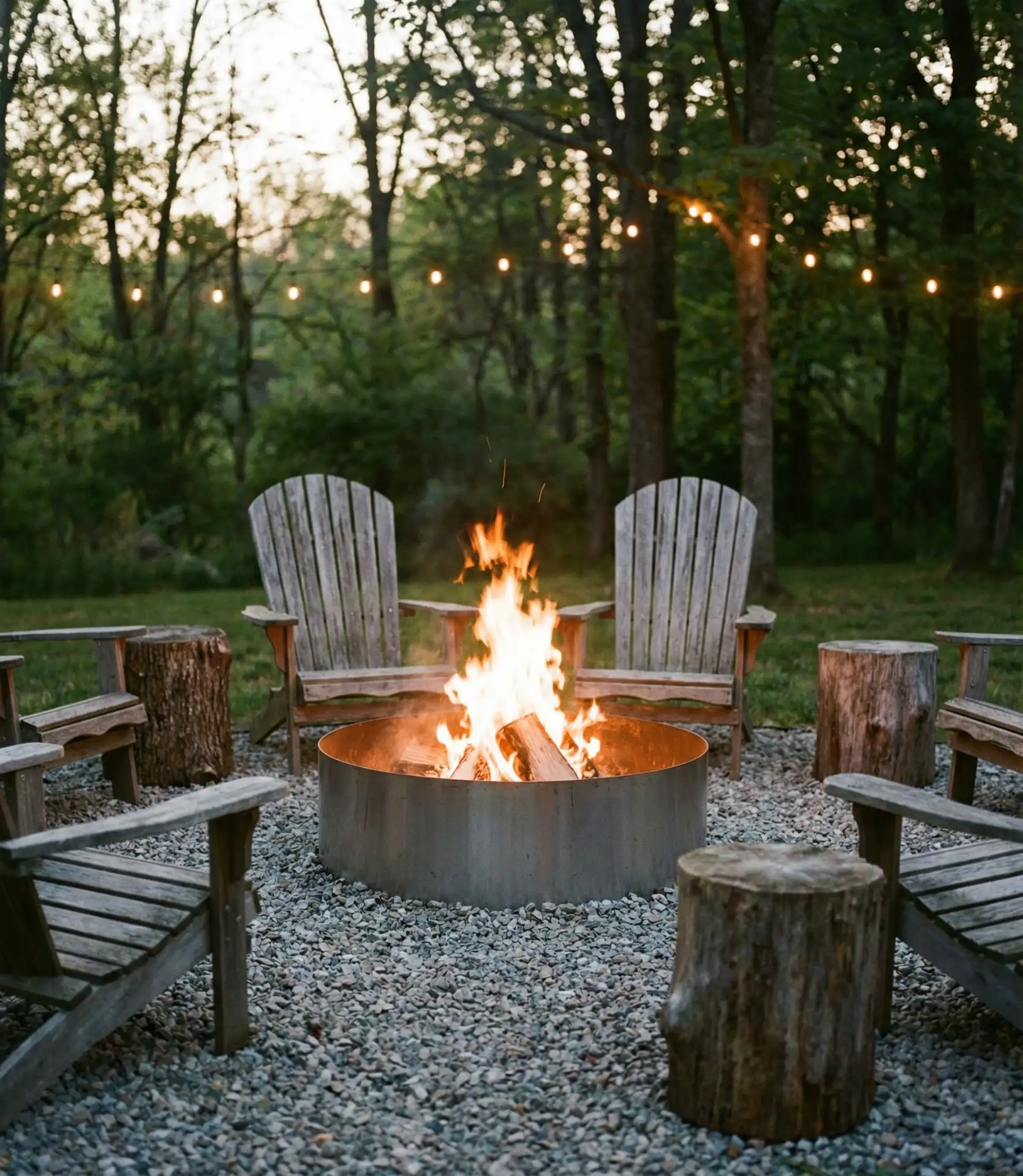 Budget Fire Pit Conversation Circle 1