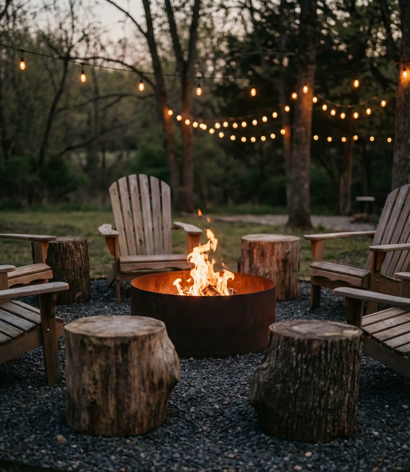 Budget Fire Pit Conversation Circle 2