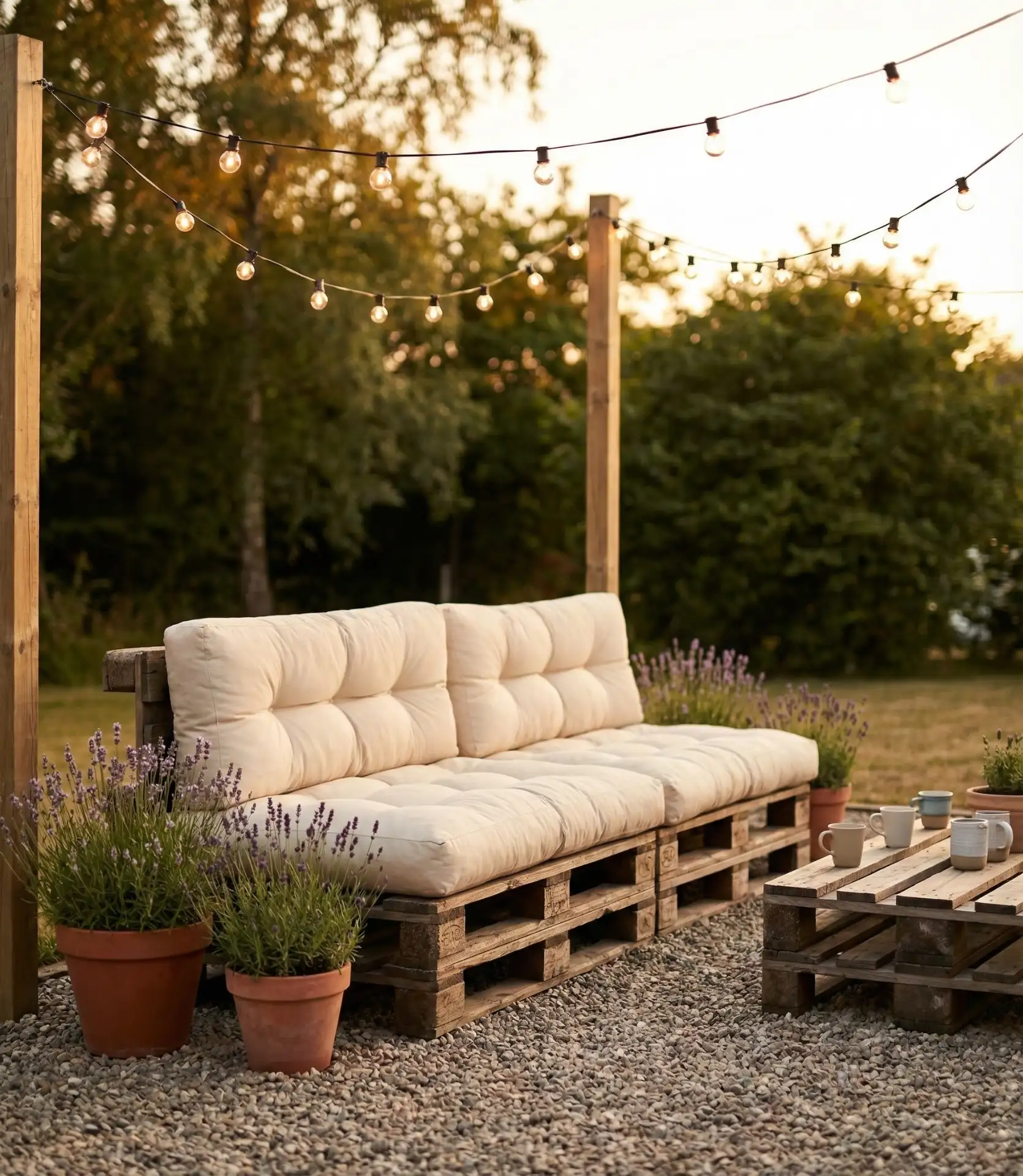 Budget-Friendly Pallet Furniture Patio 2