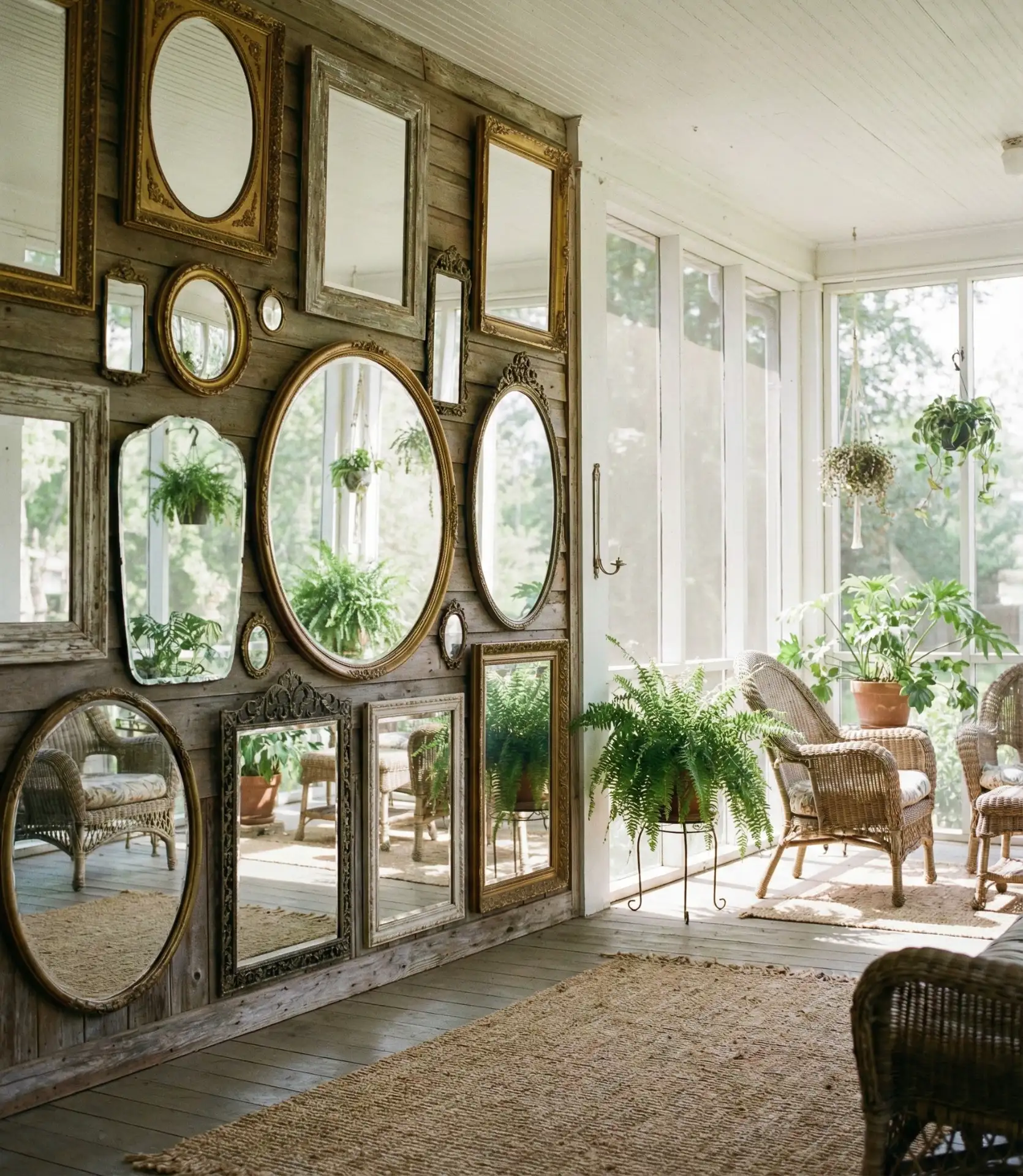 Budget Gallery of Thrifted Mirrors 1