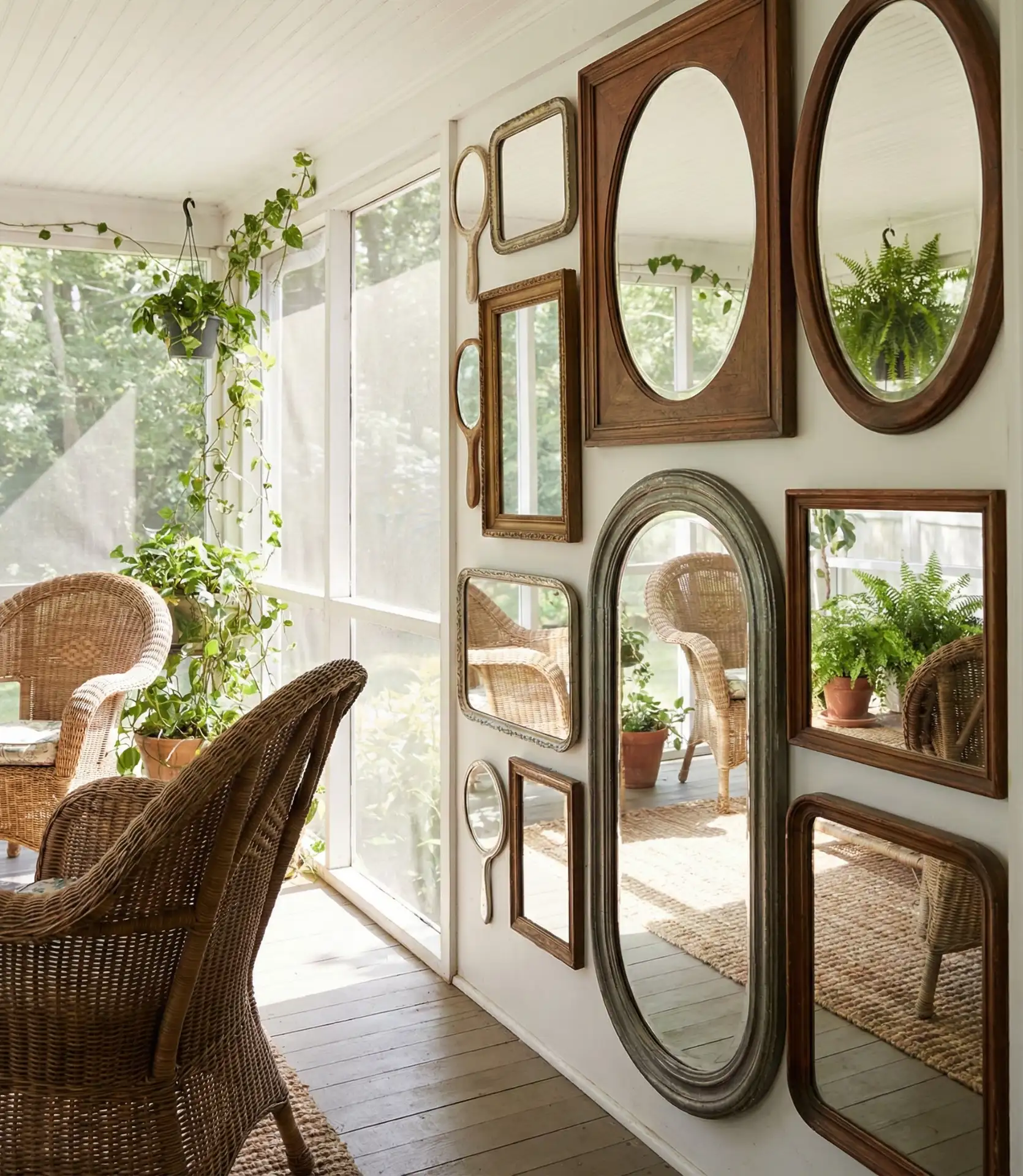 Budget Gallery of Thrifted Mirrors 2