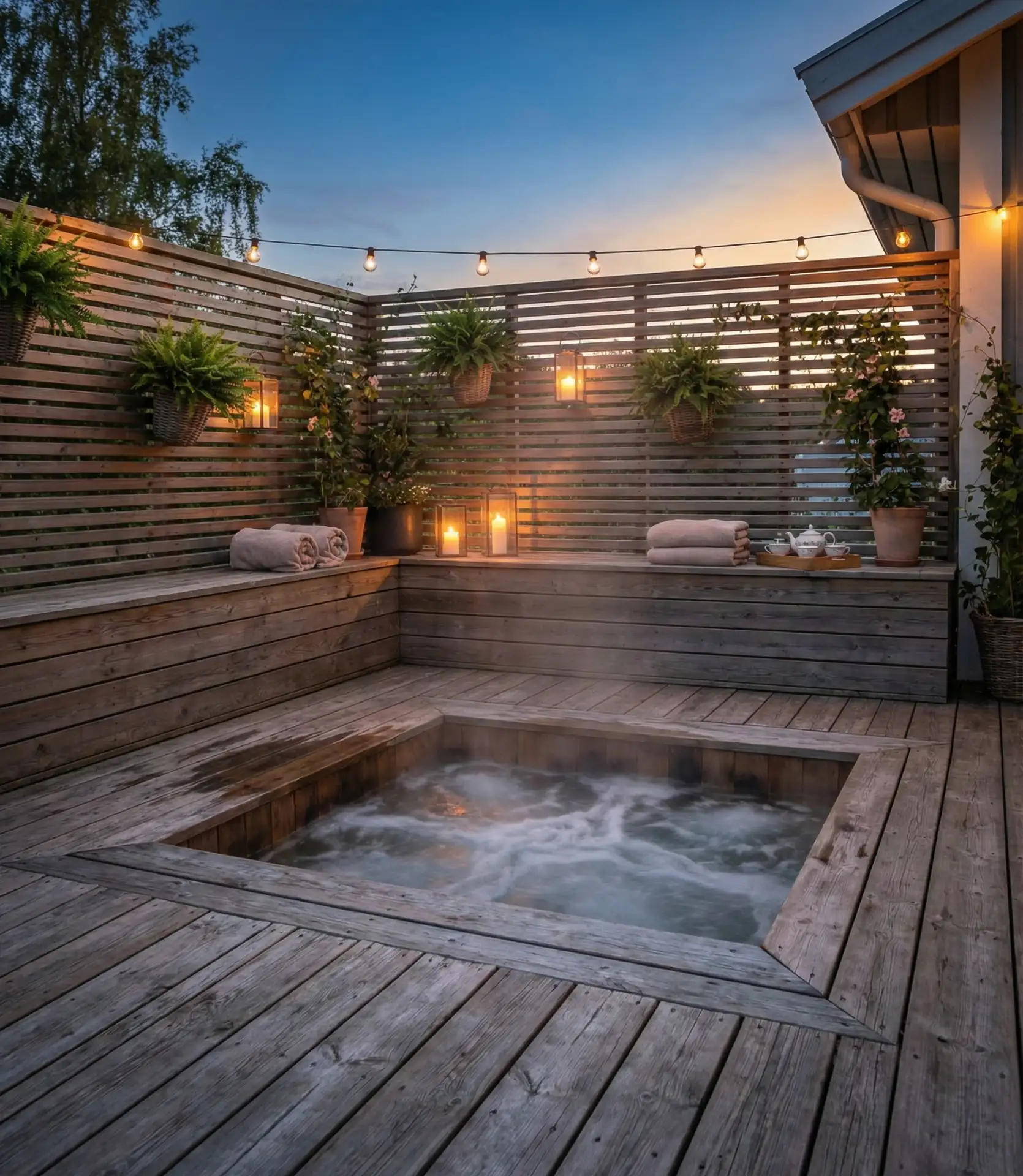 Built-In Hot Tub Platform 1