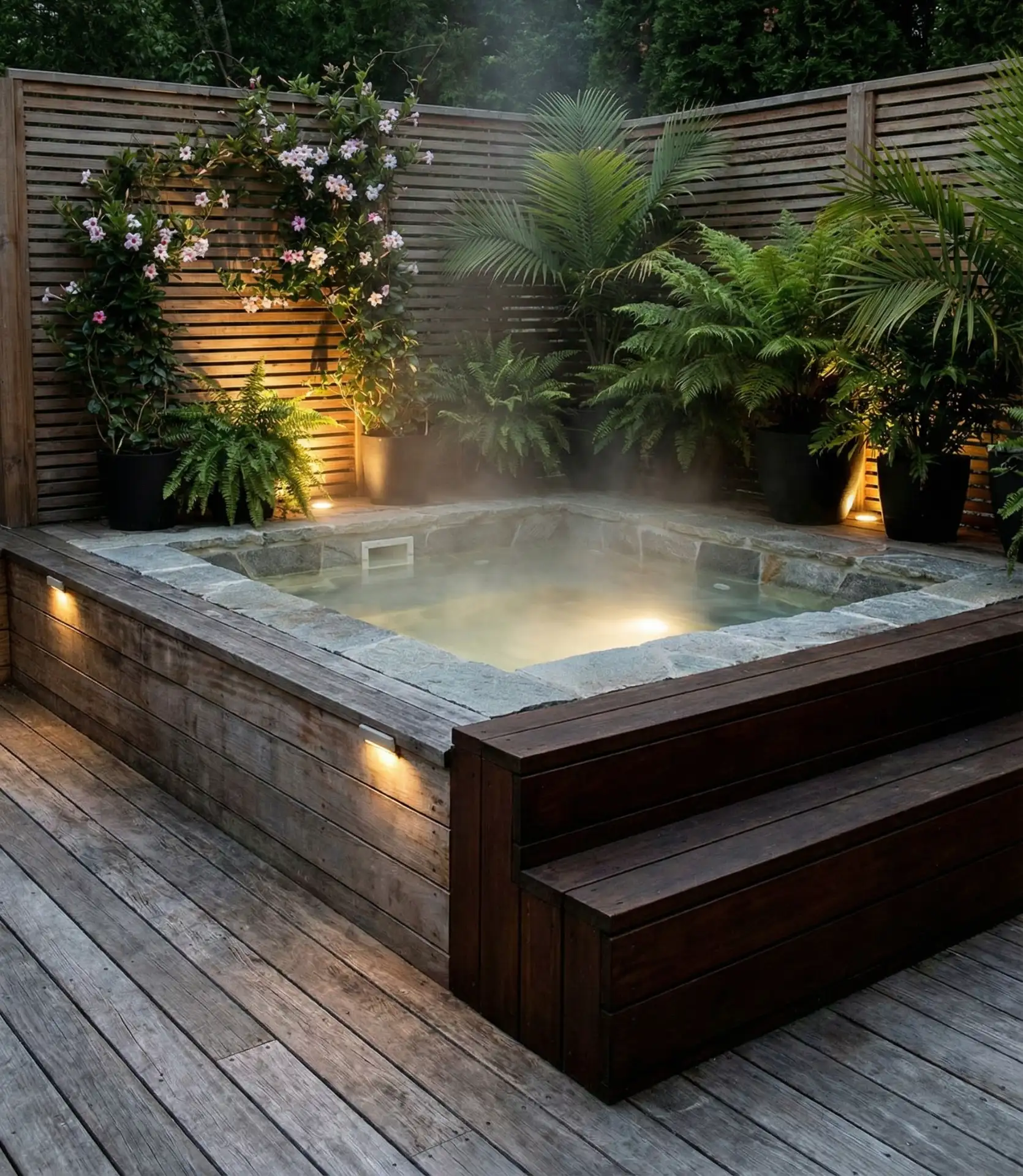 Built-In Hot Tub Platform 2