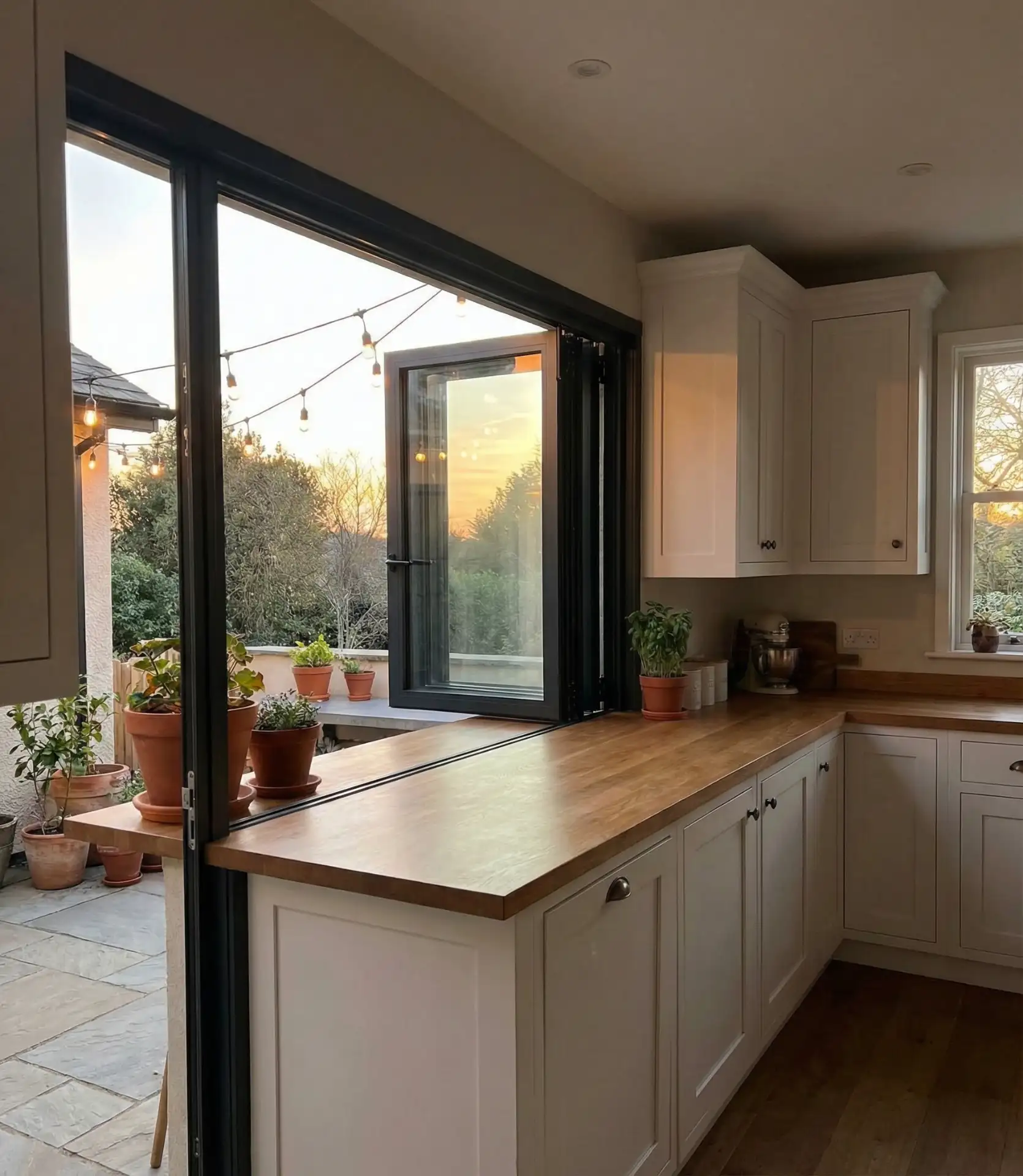 Cafe-Style Folding Service Window 1