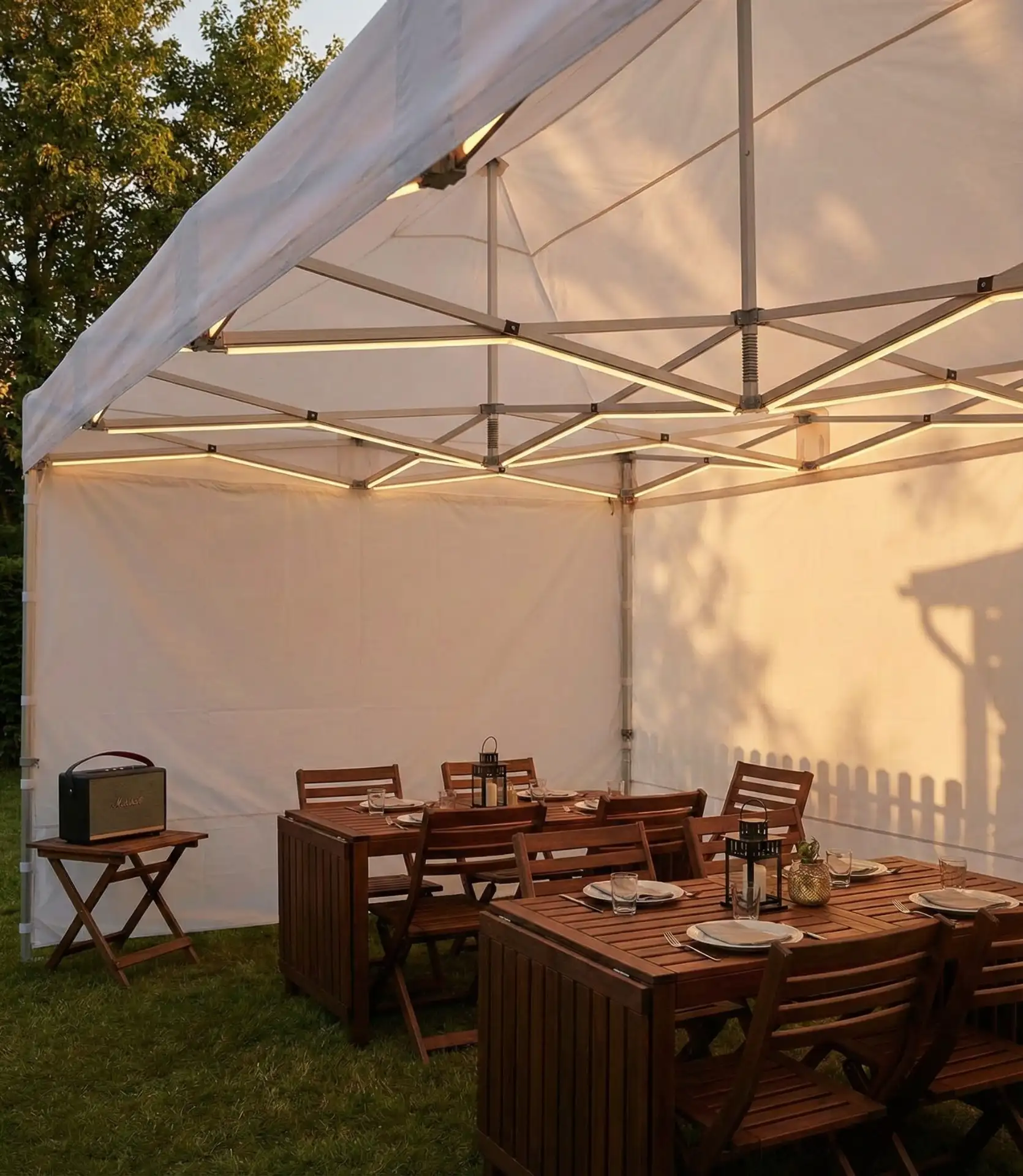 Canopy Tent Lighting for Flexible Entertaining 1