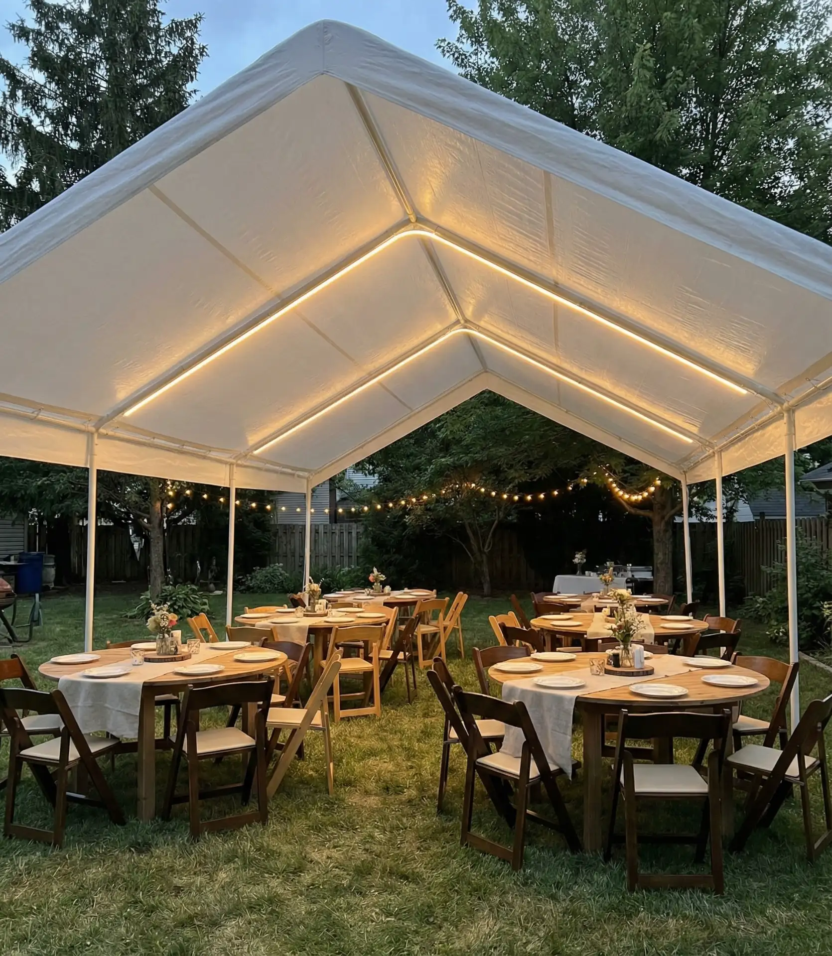 Canopy Tent Lighting for Flexible Entertaining 2