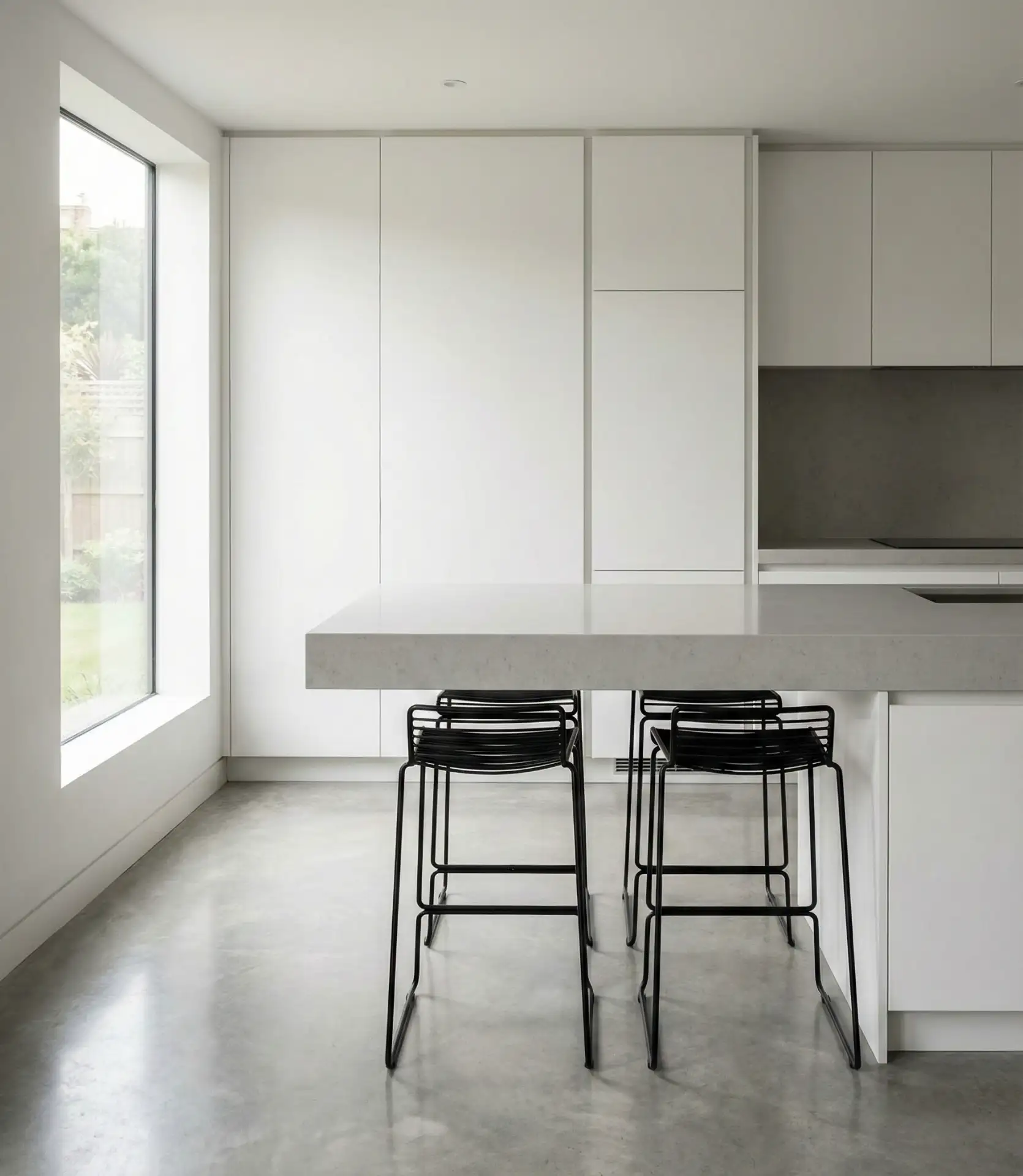 Cantilevered Counter Overhang 1