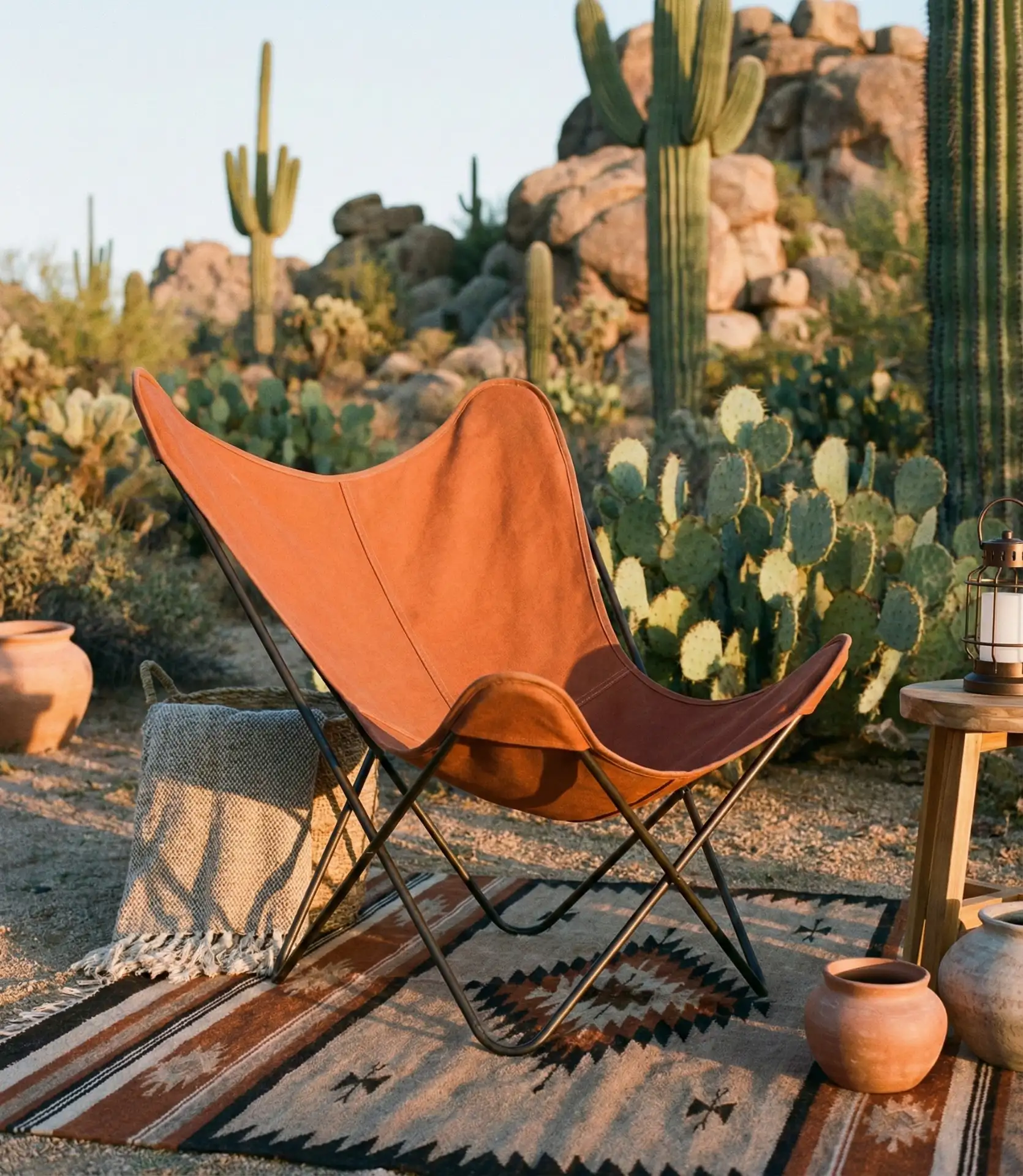 Canvas Butterfly Chairs for Bohemian Style 2