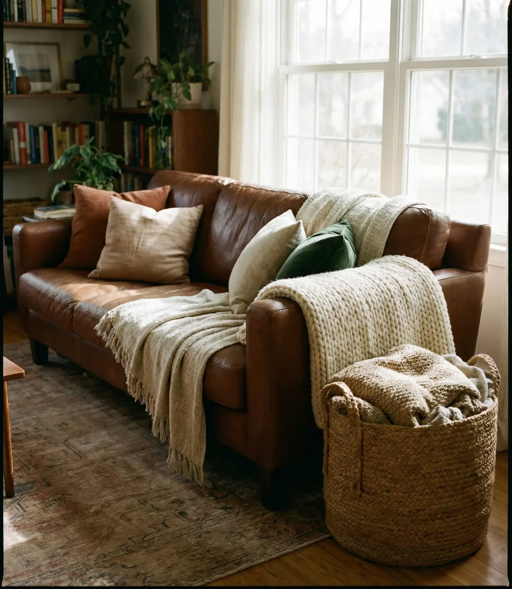 Chestnut Brown with Layered Textiles 1