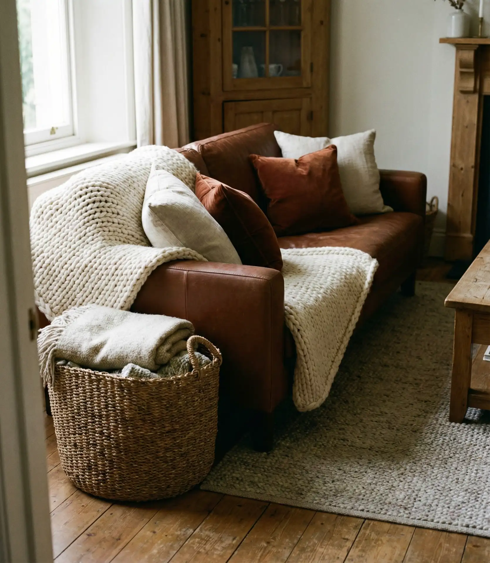 Chestnut Brown with Layered Textiles 2