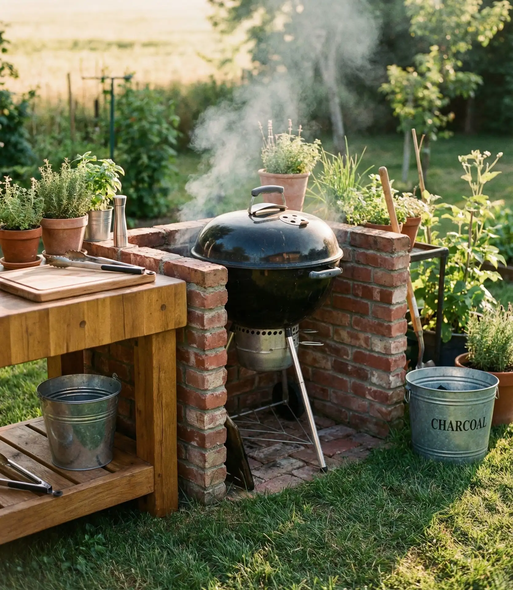 Classic Charcoal Grill Focus Station 2