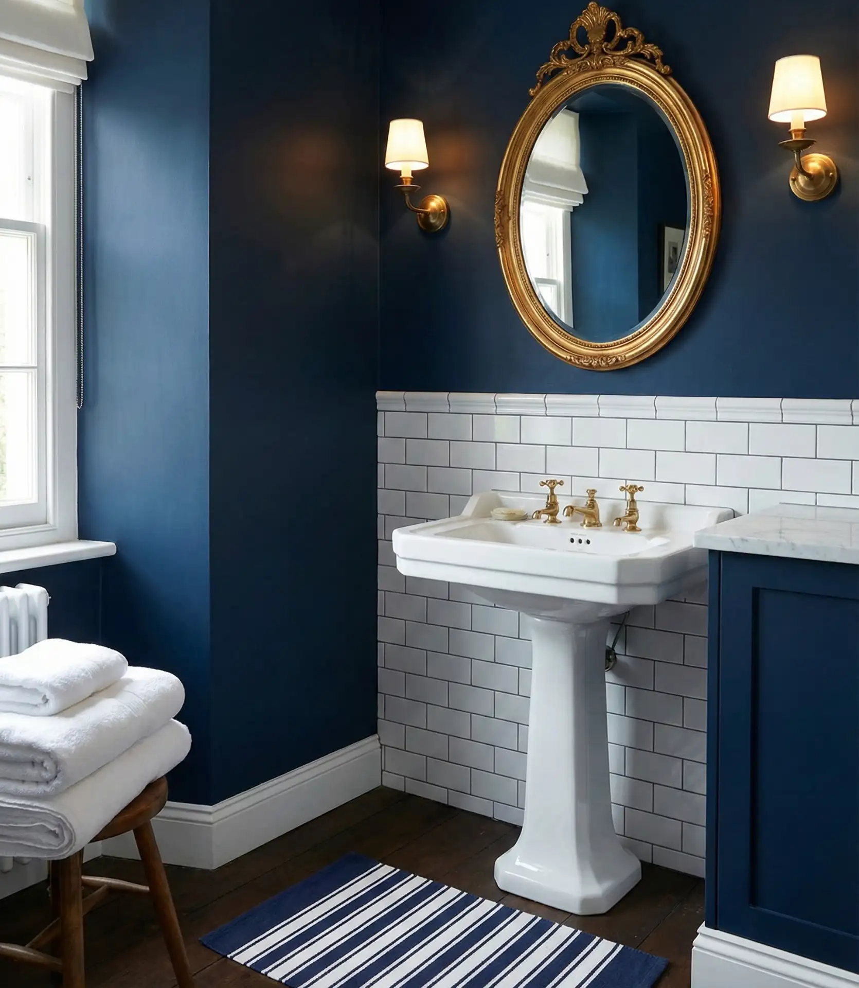 Classic Navy Blue Depth 1