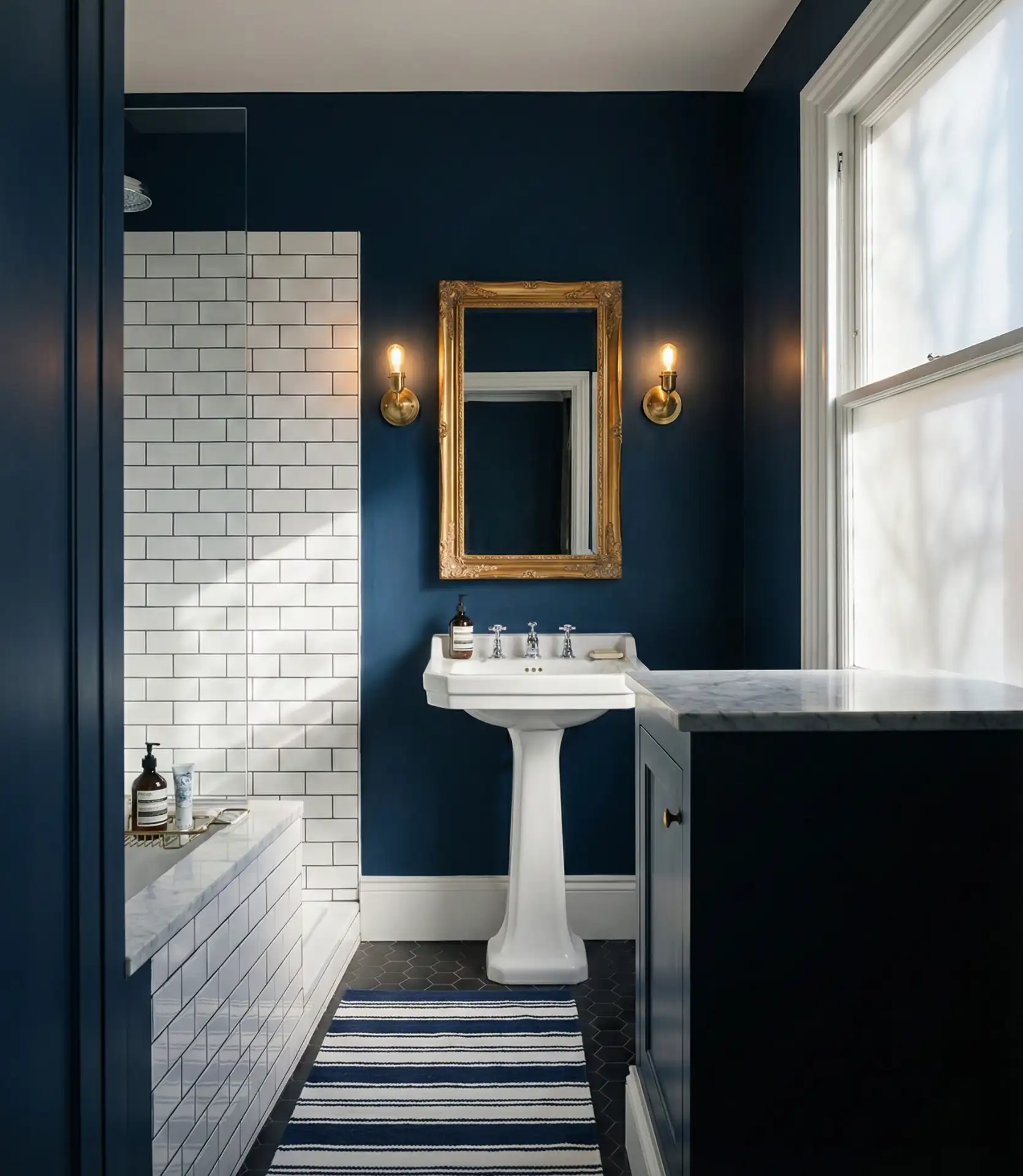 Classic Navy Blue Depth 2