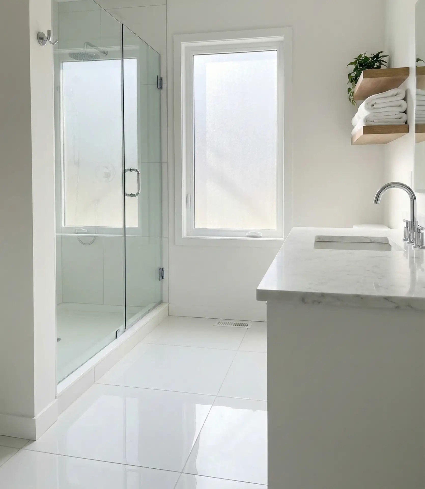 Clean White Tile for Timeless Appeal 1