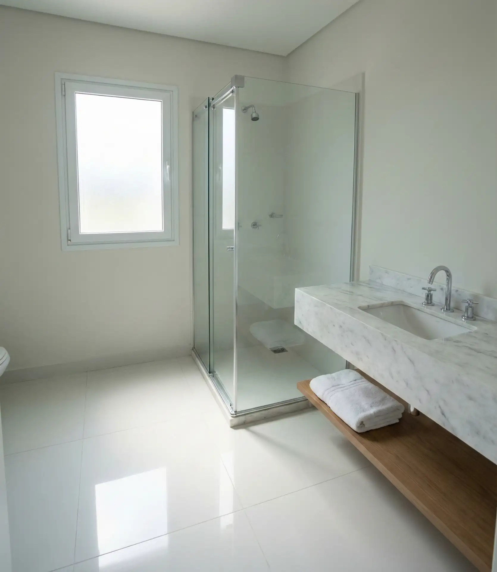 Clean White Tile for Timeless Appeal 2