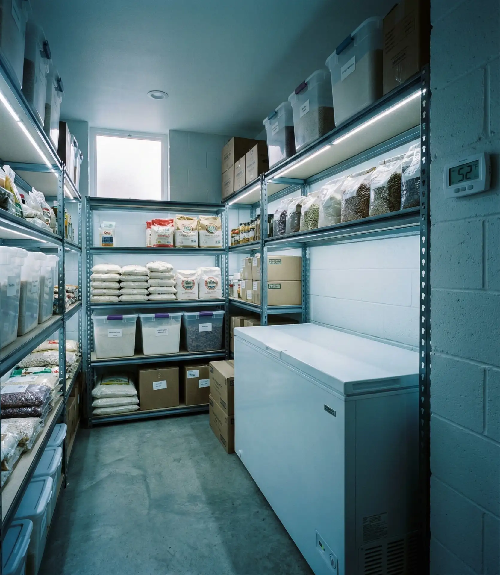 Climate-Controlled Pantry for Bulk Storage 2