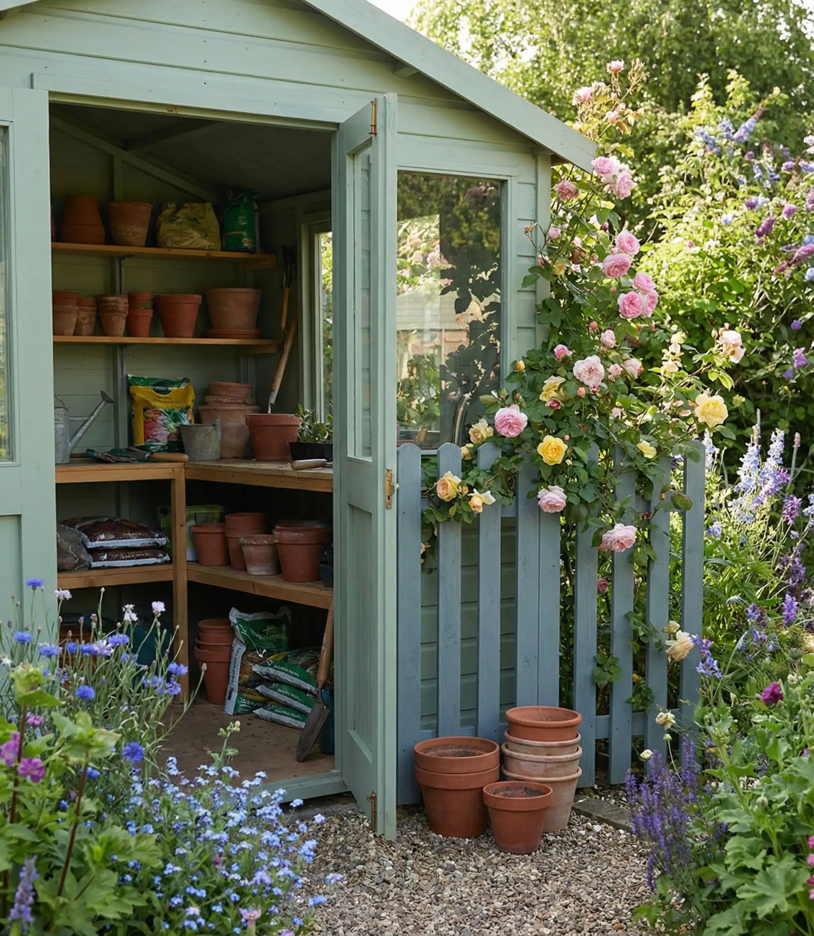 Color-Inspired Garden Paint Scheme 2