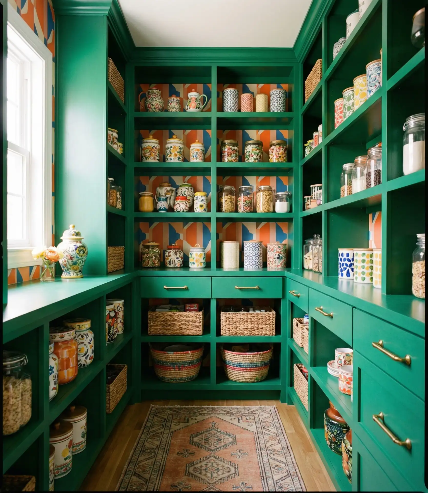 Colorful Maximalist Pantry 1