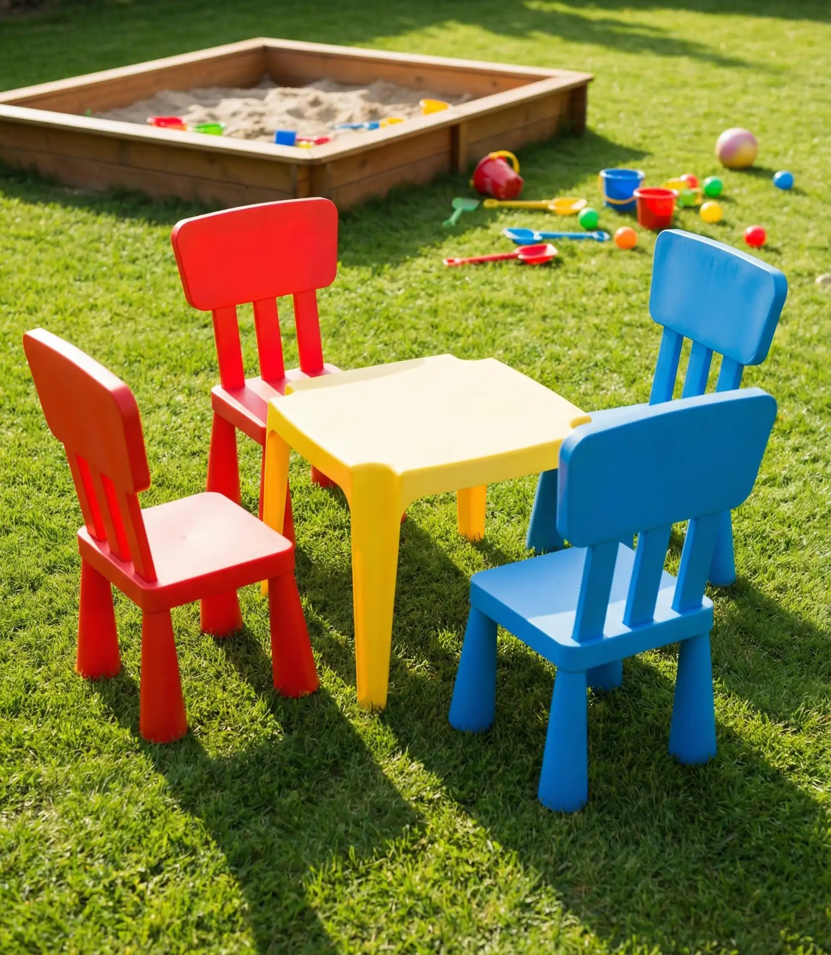Colorful Plastic Chairs for Kids' Areas 1