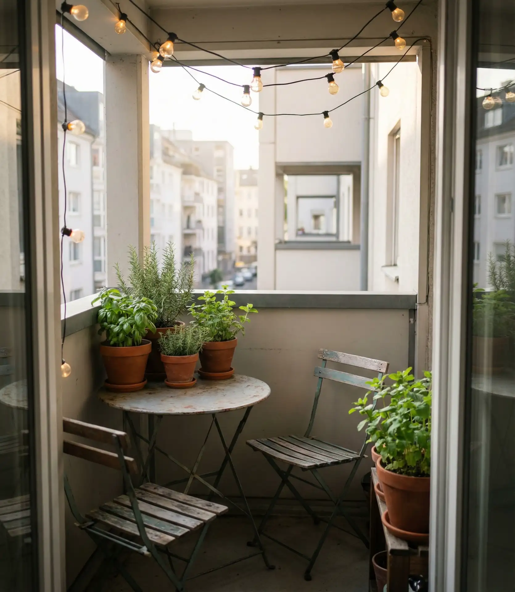 Compact Bistro Set for Apartment Balconies 1