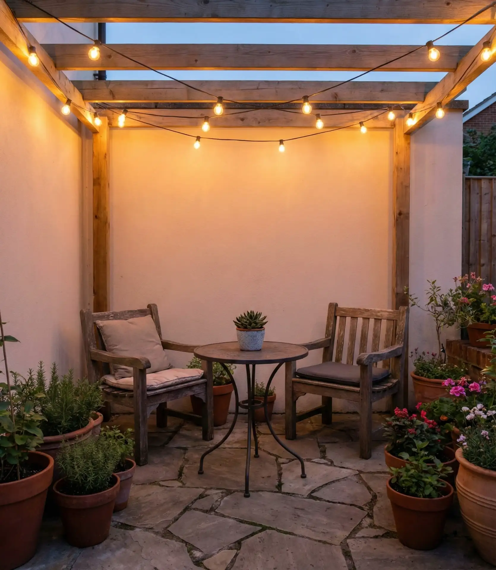 Compact Budget-Friendly Patio Setup 1