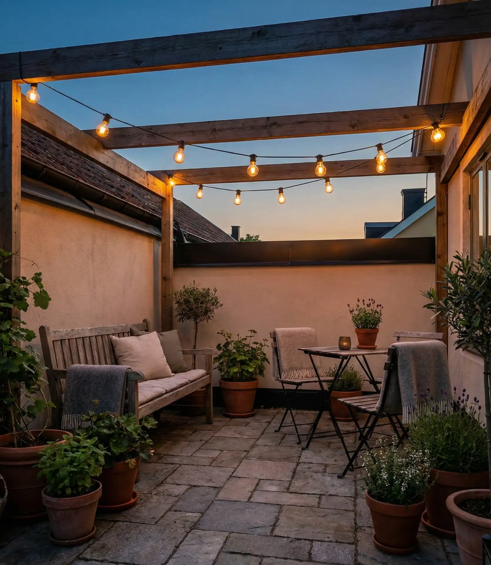 Compact Budget-Friendly Patio Setup 2