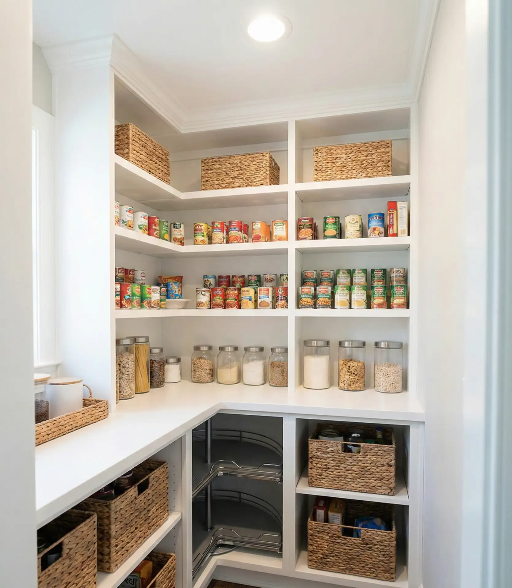 Compact Corner Pantry Solution 1