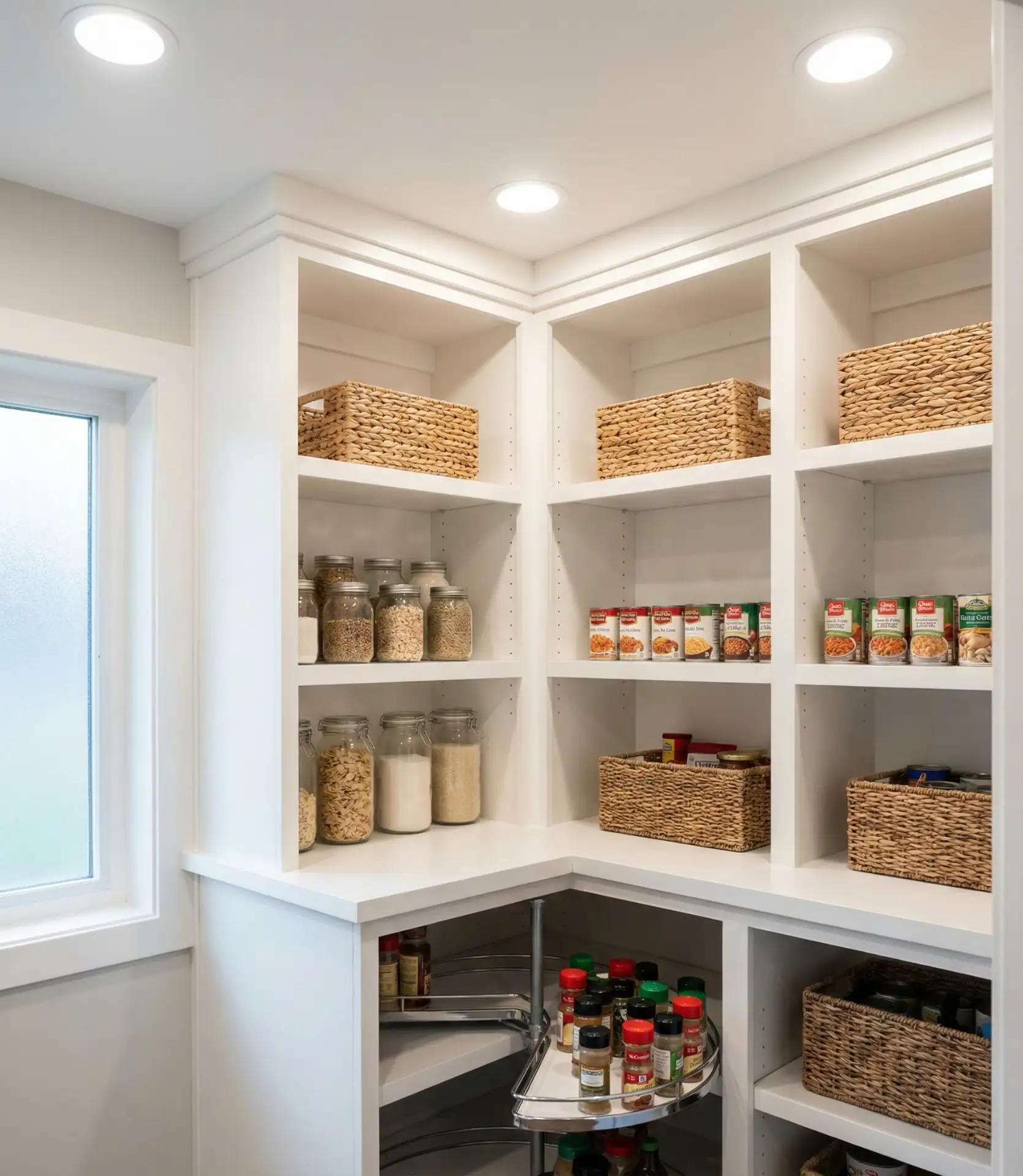 Compact Corner Pantry Solution 2