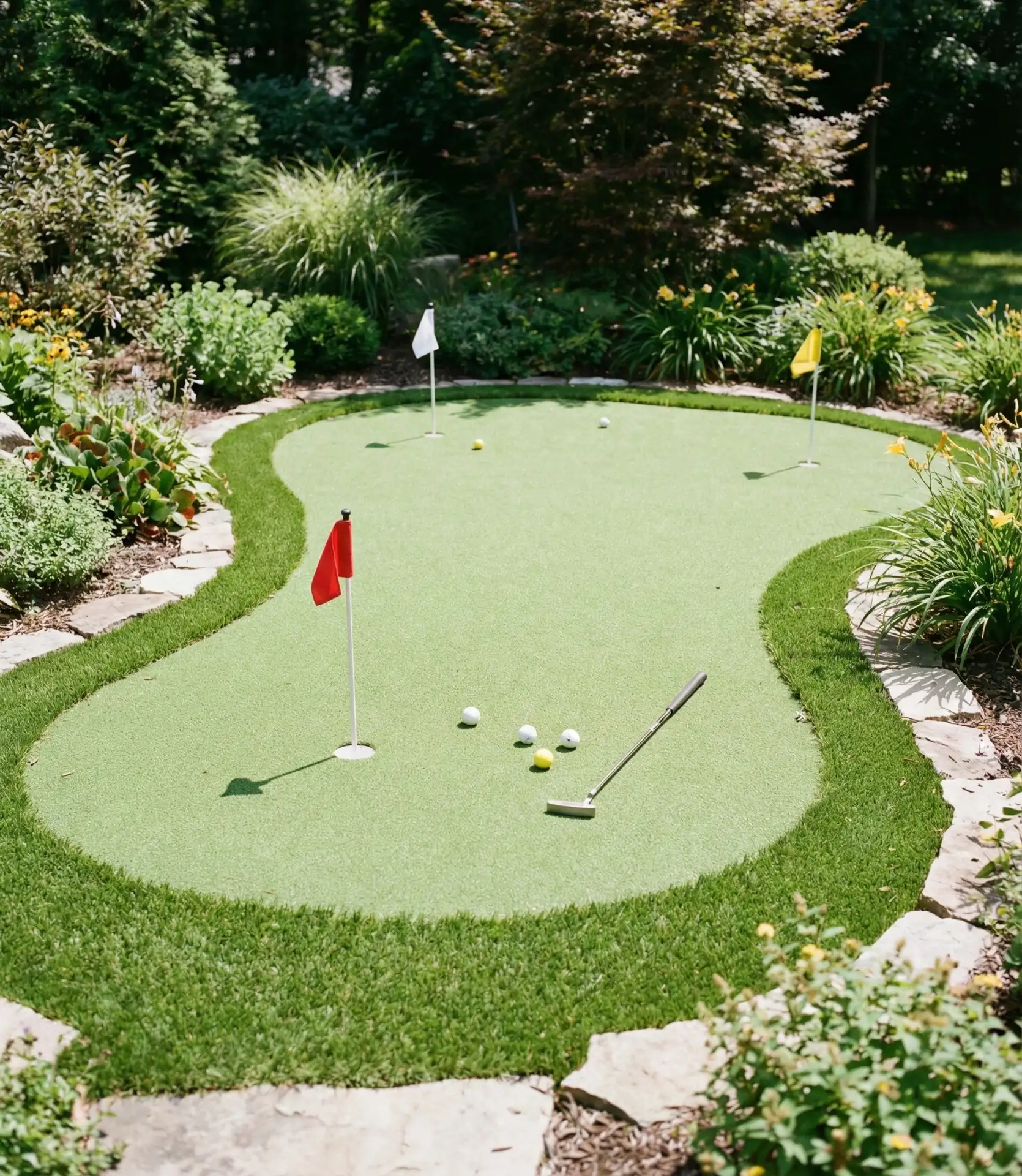 Compact Putting Green Practice Area 1