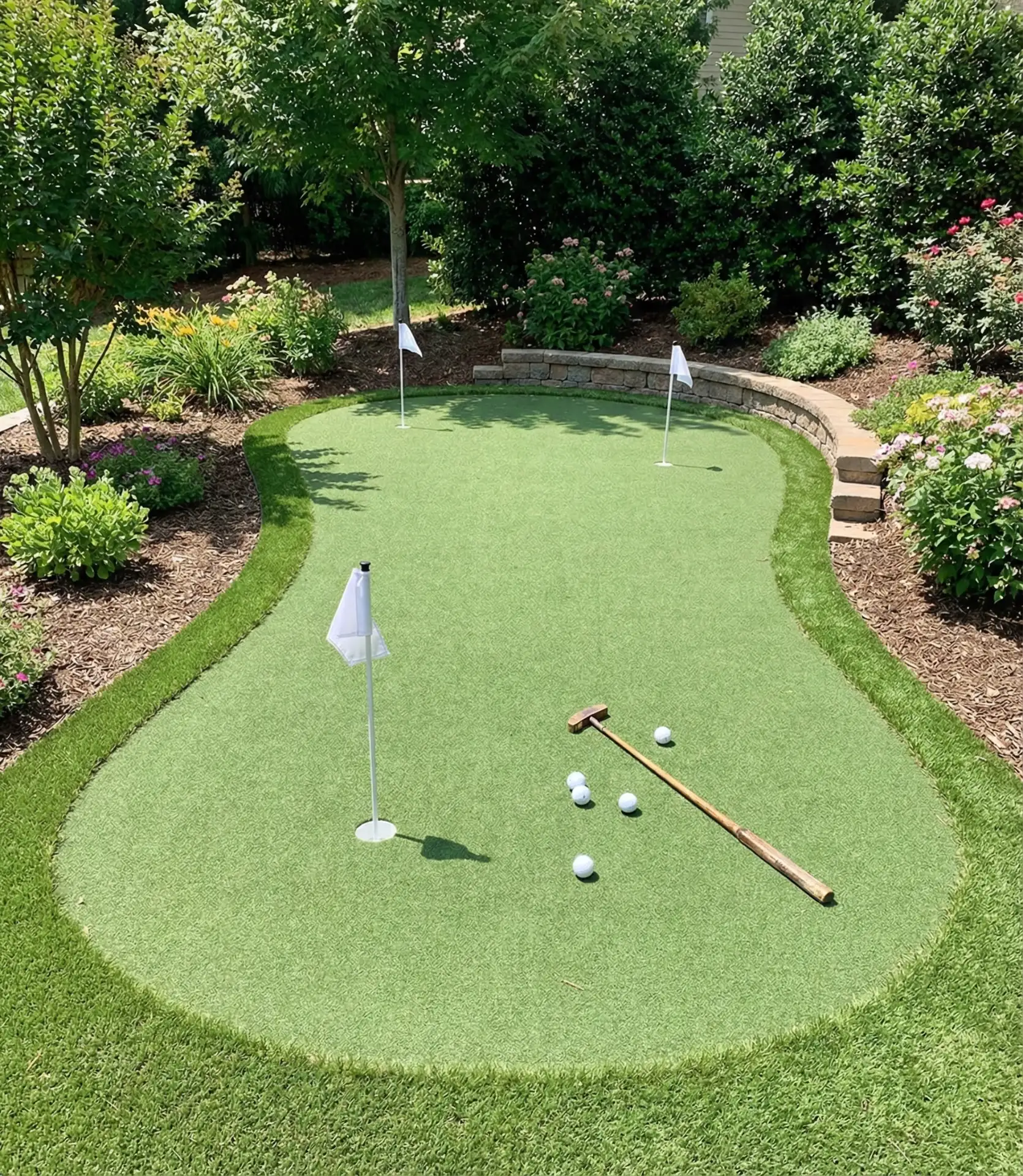 Compact Putting Green Practice Area 2