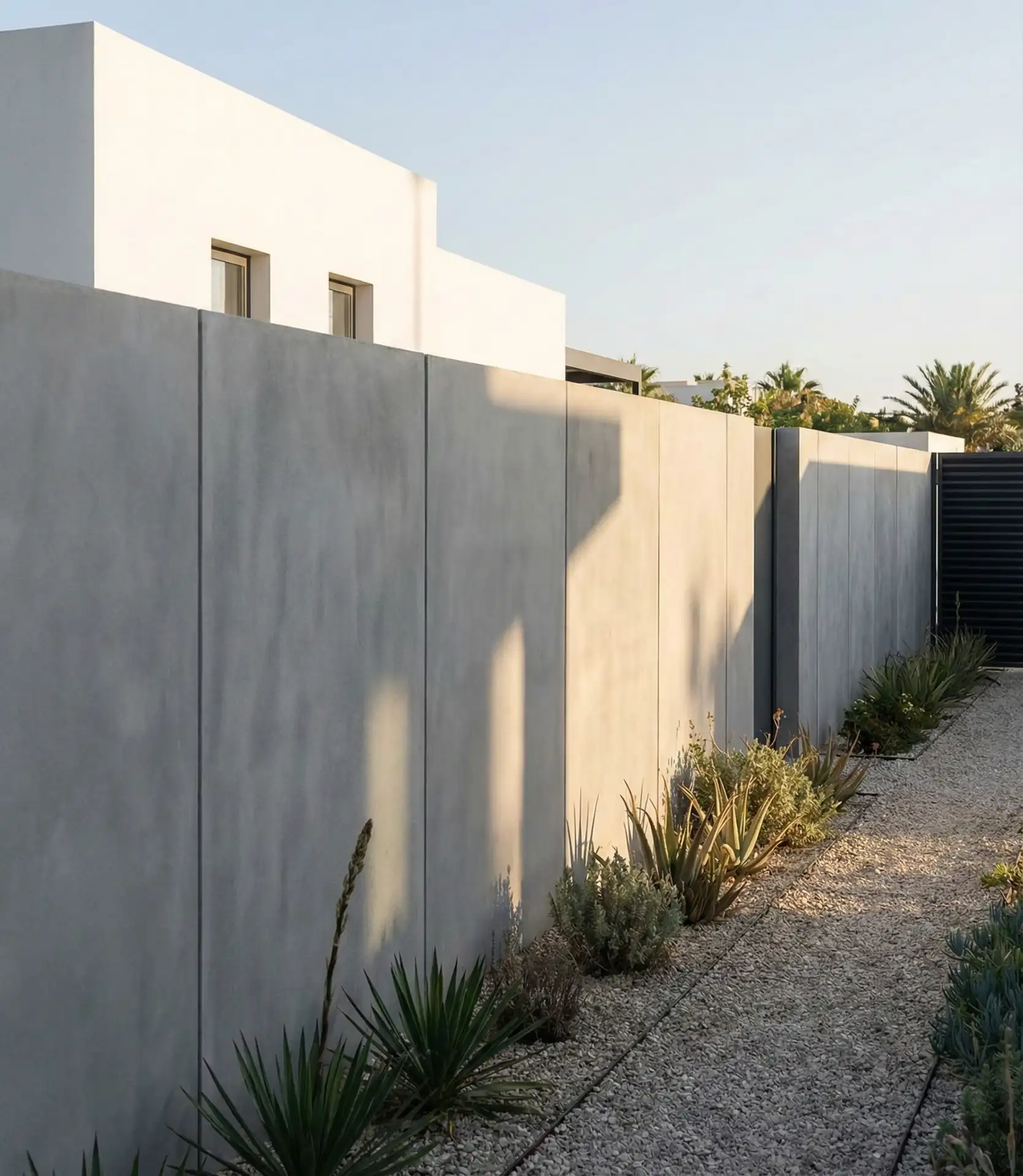 Concrete Panel Boundary Wall 1