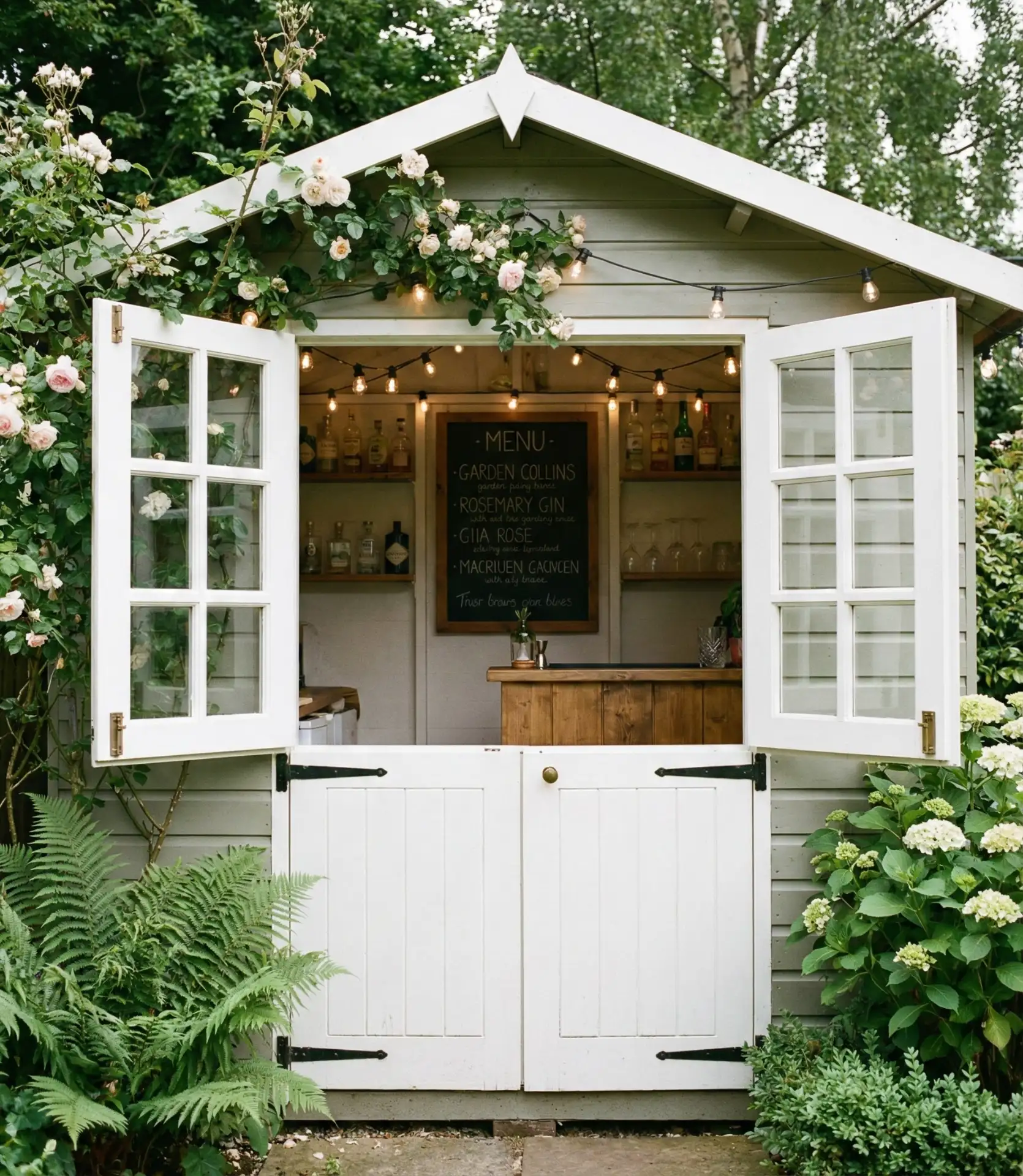 Converted Garden Shed Bar Station 1