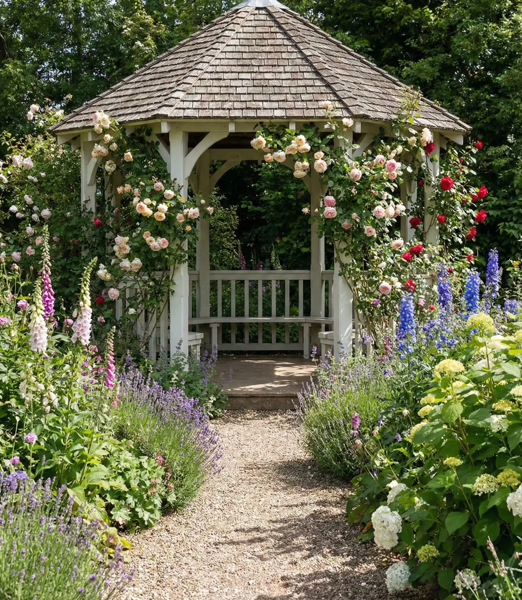 Cottage Garden Centerpiece 2