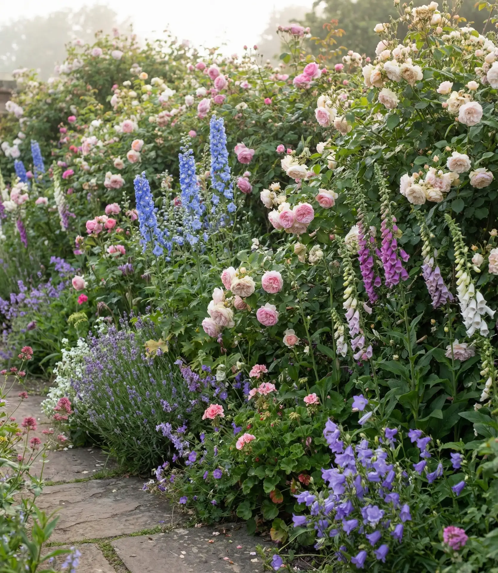 Cottage-Style Flower Borders 1