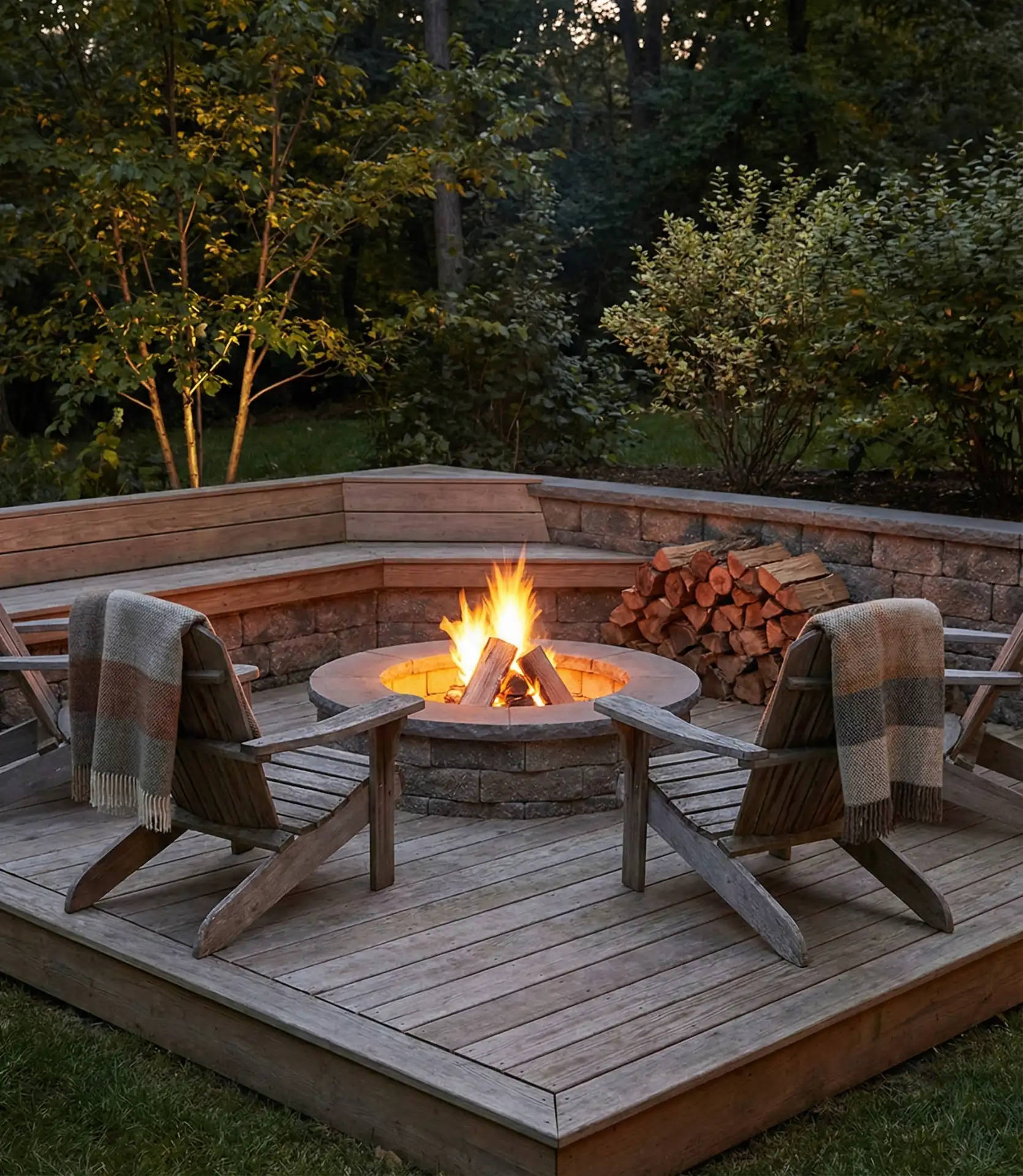 Cozy Corner Deck with Fire Feature 1