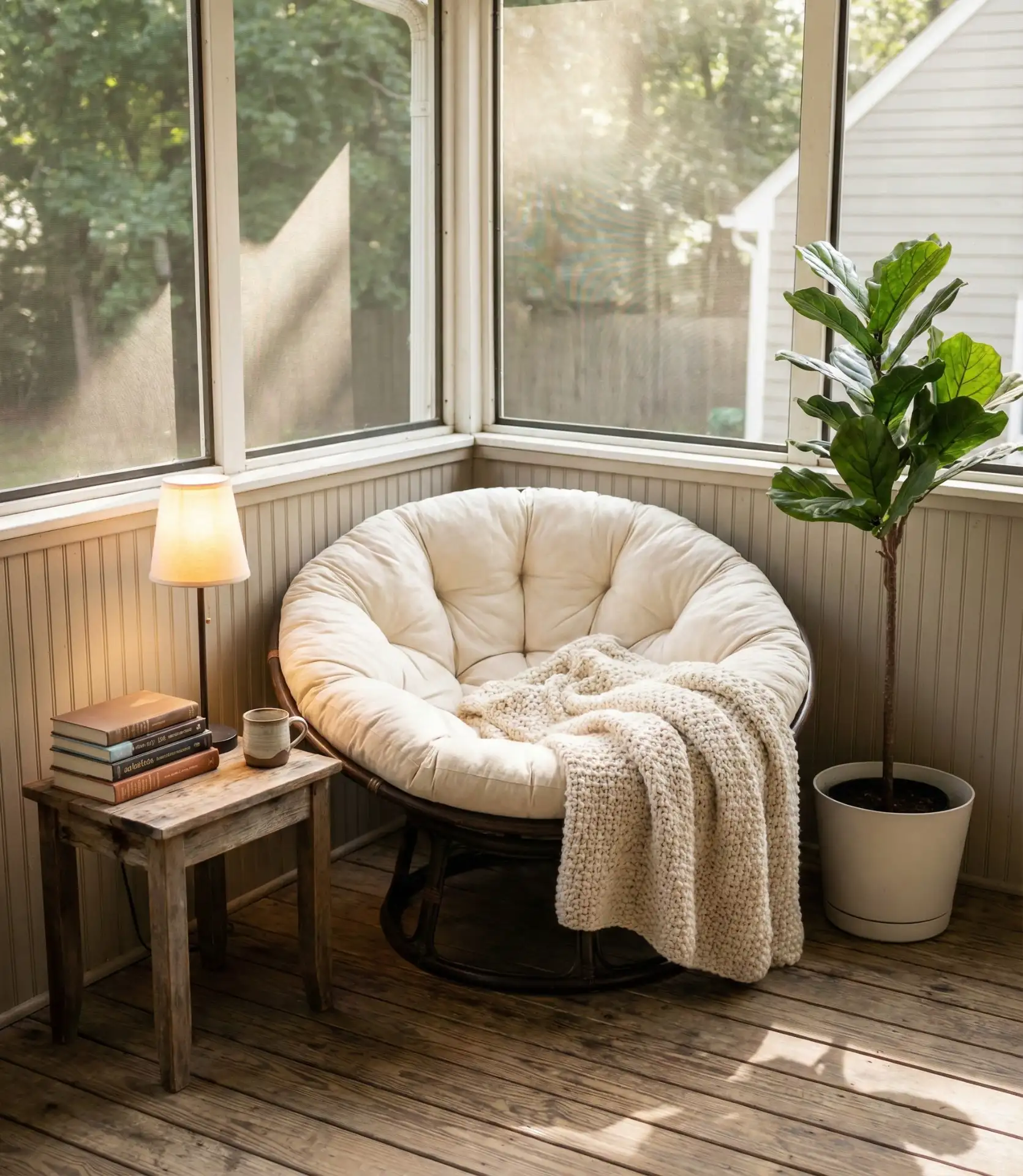 Cozy Reading Nook with Oversized Chair 1