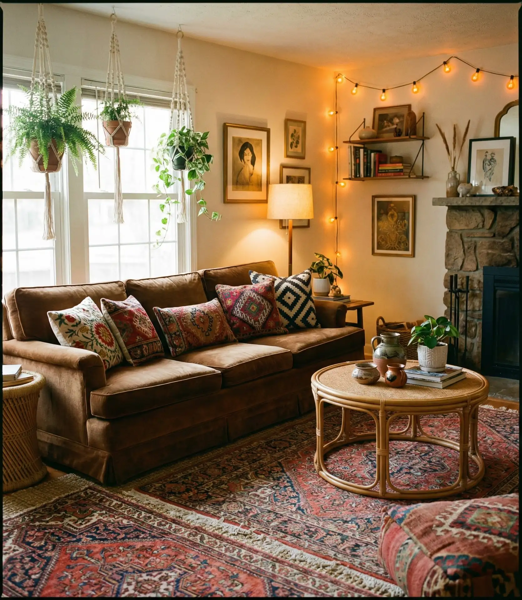 Cozy Velvet Brown in Boho Sanctuary 2