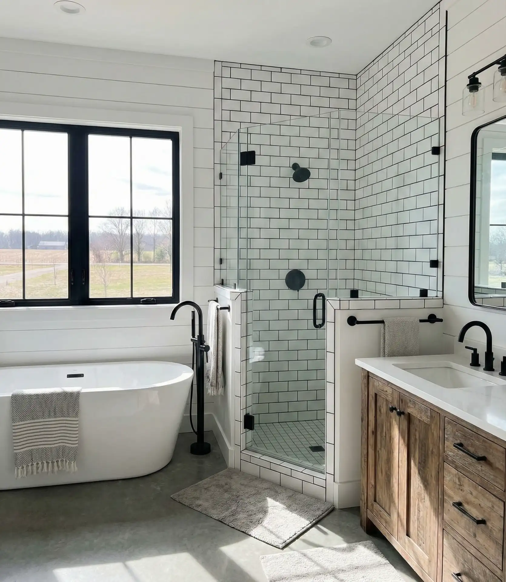 Crisp White with Black Trim 1