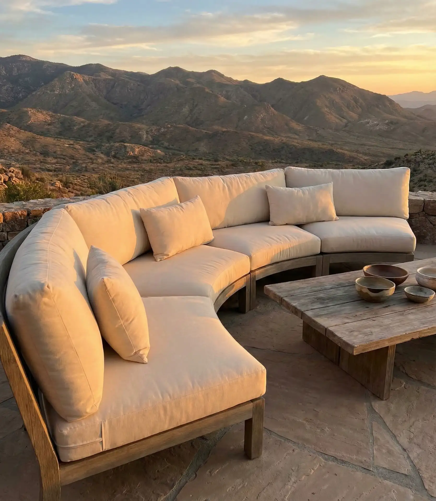 Curved Sectional for Panoramic Views 1